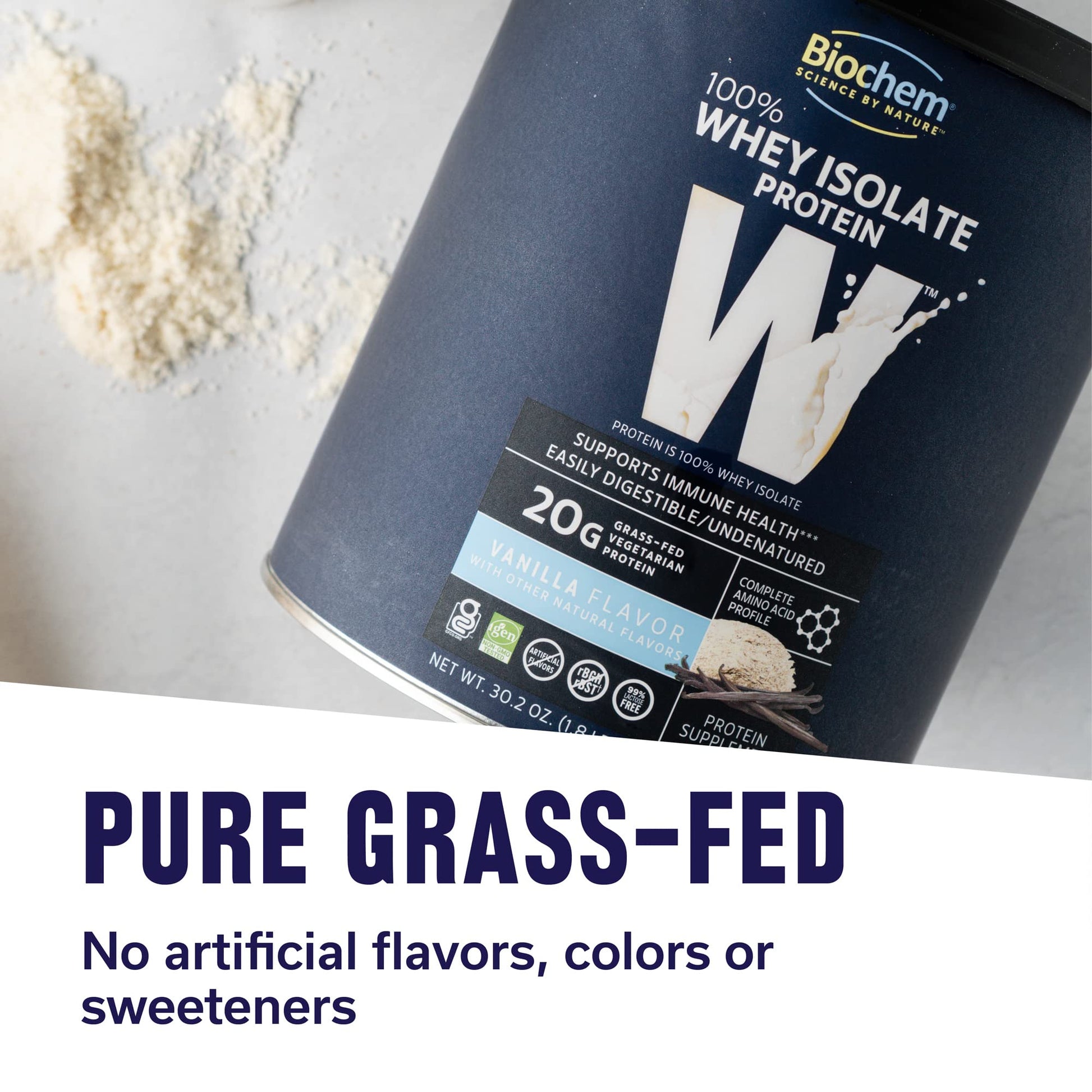 Biochem, Whey Protein Powder, 20g of Protein to Support Muscles and Intense Workouts Biochem