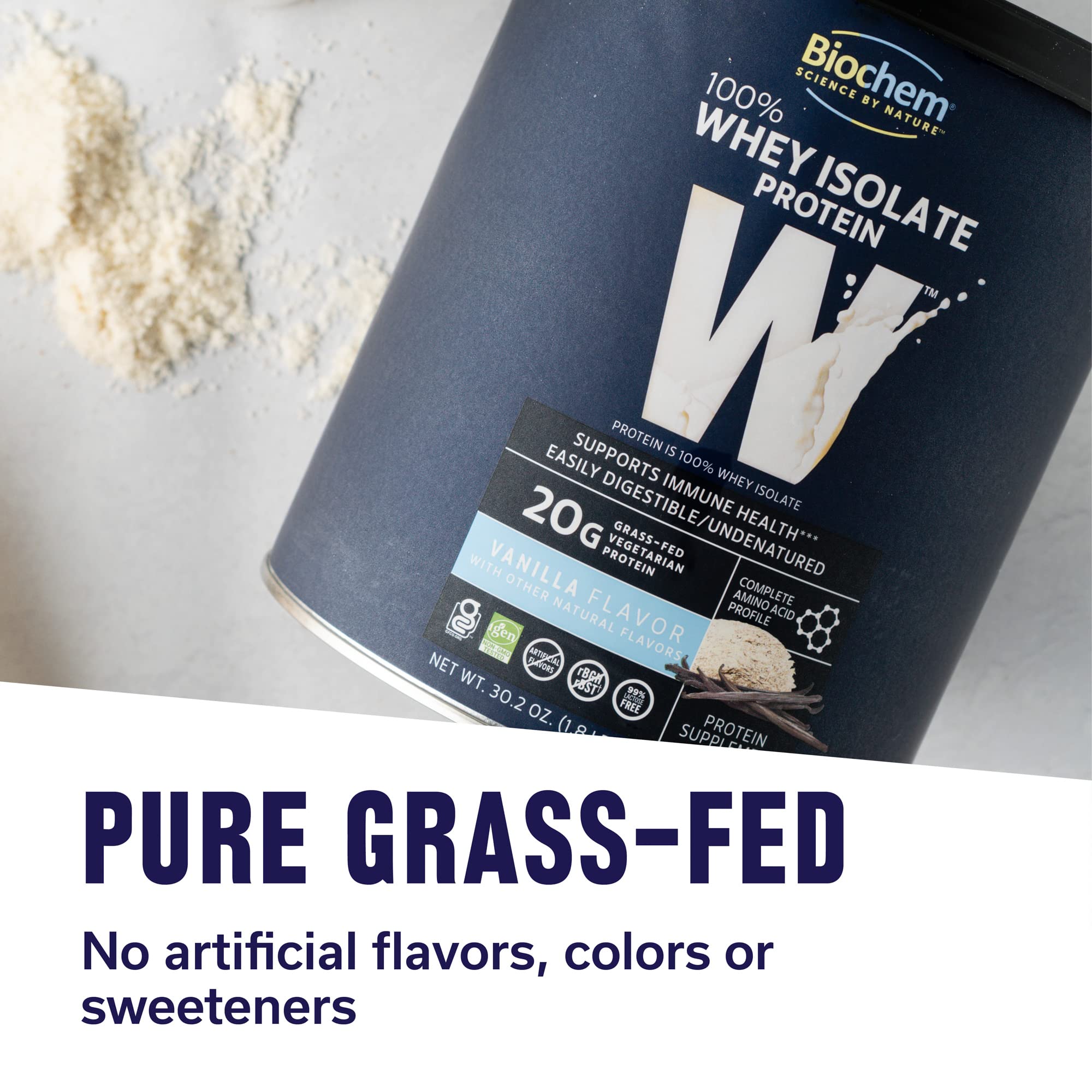 Biochem, Whey Protein Powder, 20g of Protein to Support Muscles and Intense Workouts Biochem