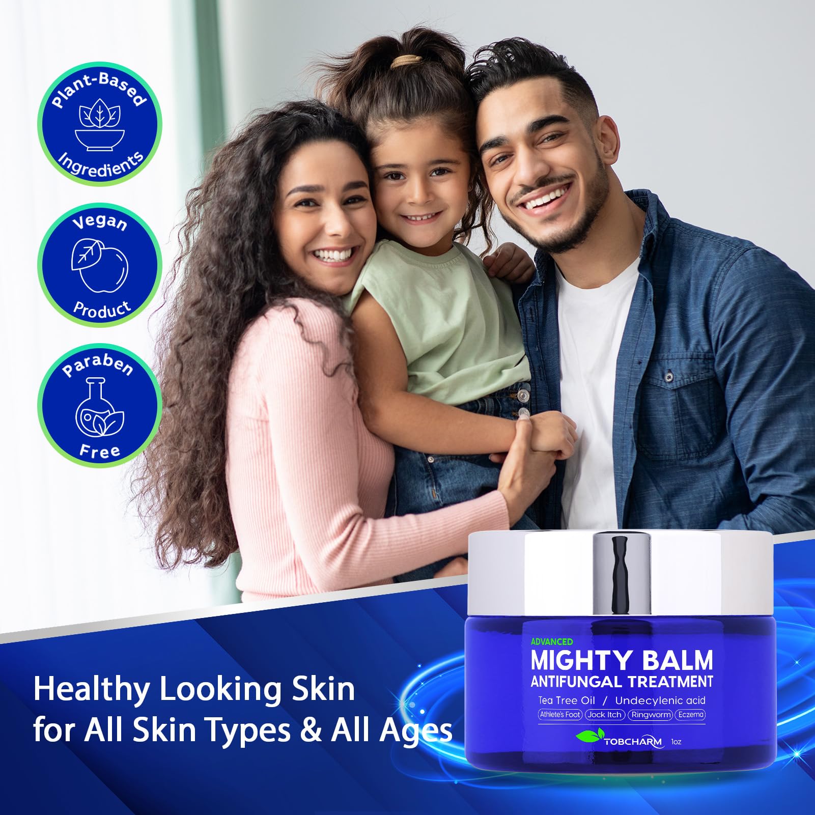 Tobcharm Antifungal Cream, Antifungal Cream for Skin, Ringworm Treatment for Humans Tobcharm