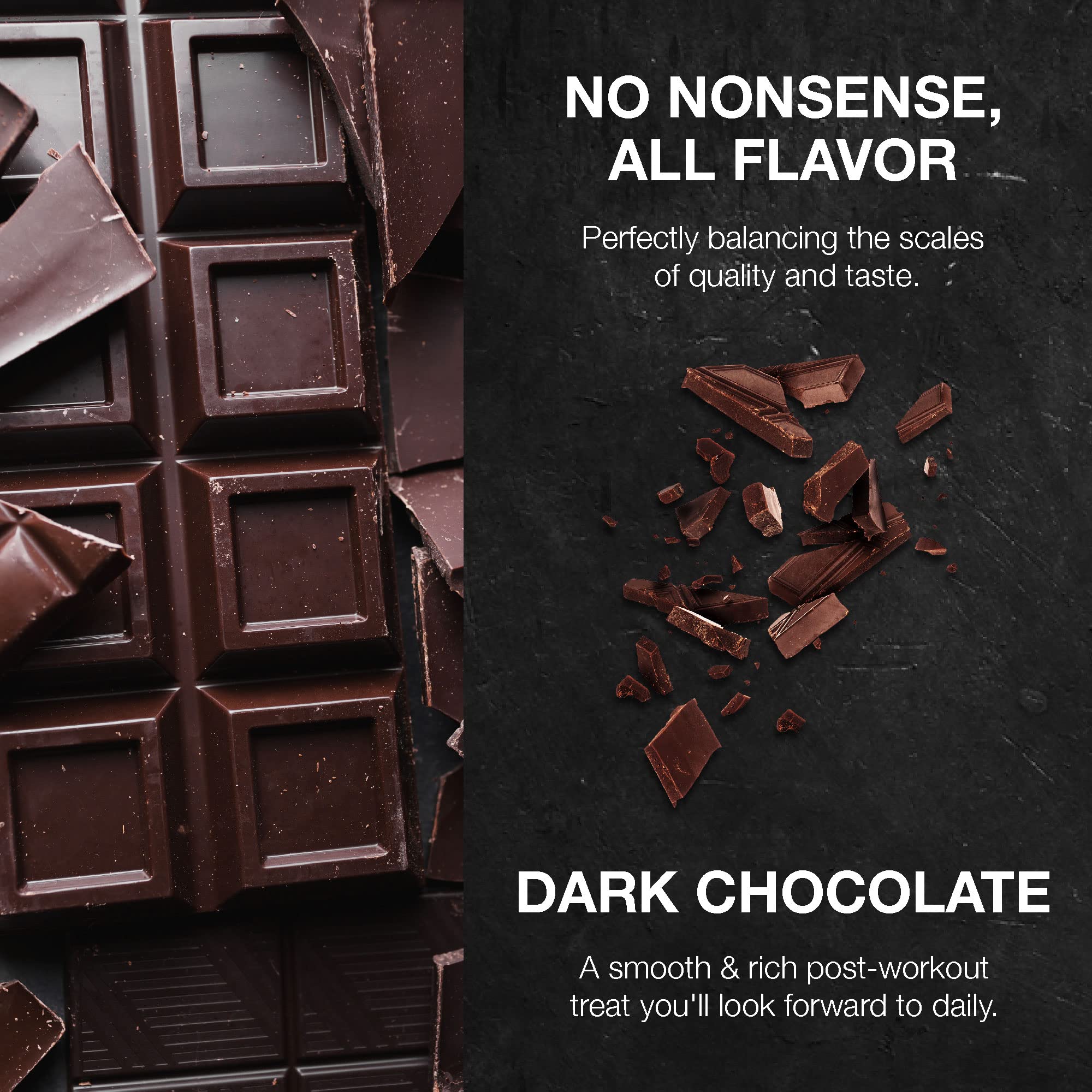 RAW Whey Isolate Protein Powder, Dark Chocolate - 100% Grass-Fed Sports Nutrition RAW