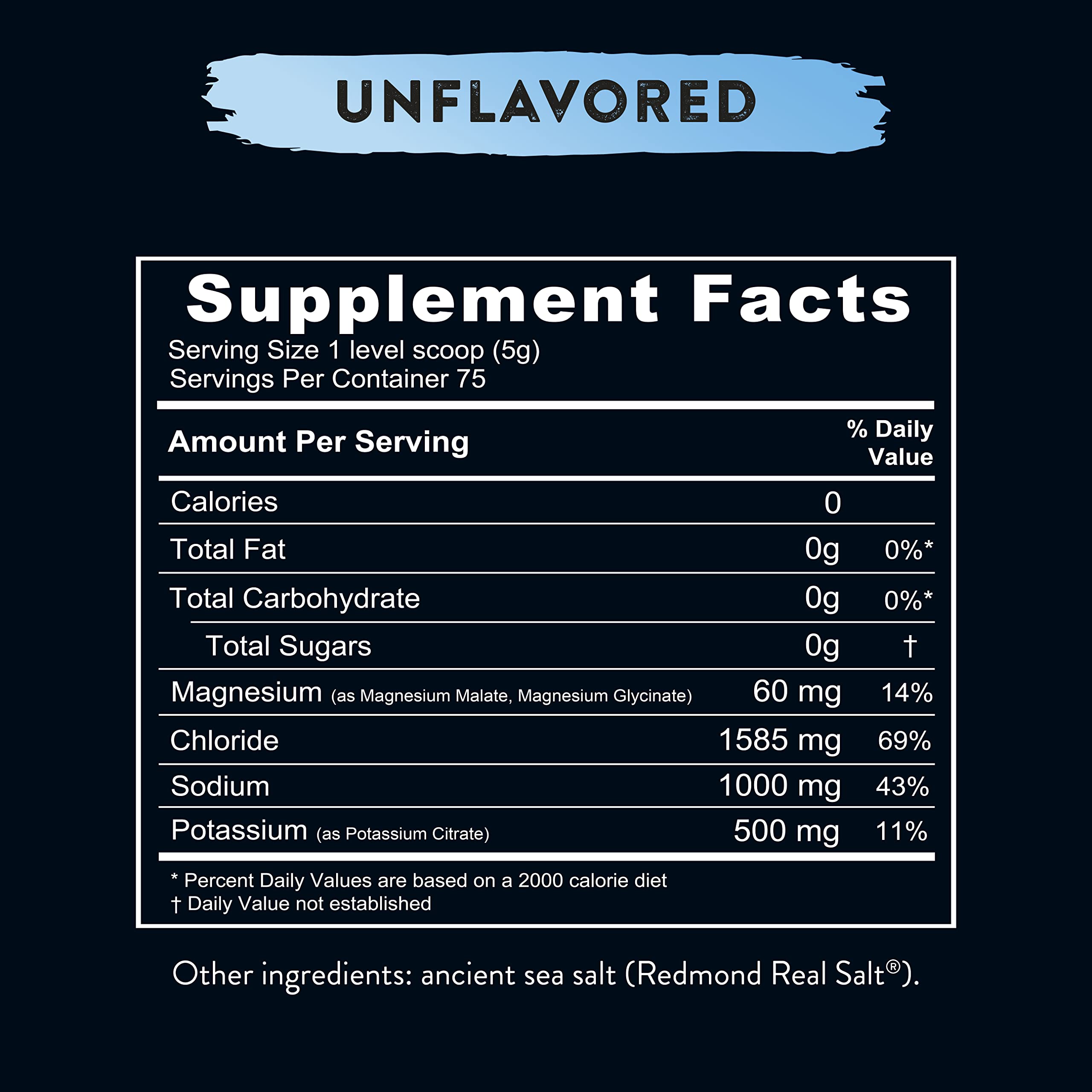 REDMOND Re-Lyte Hydration Electrolyte Mix (Unflavored) REDMOND