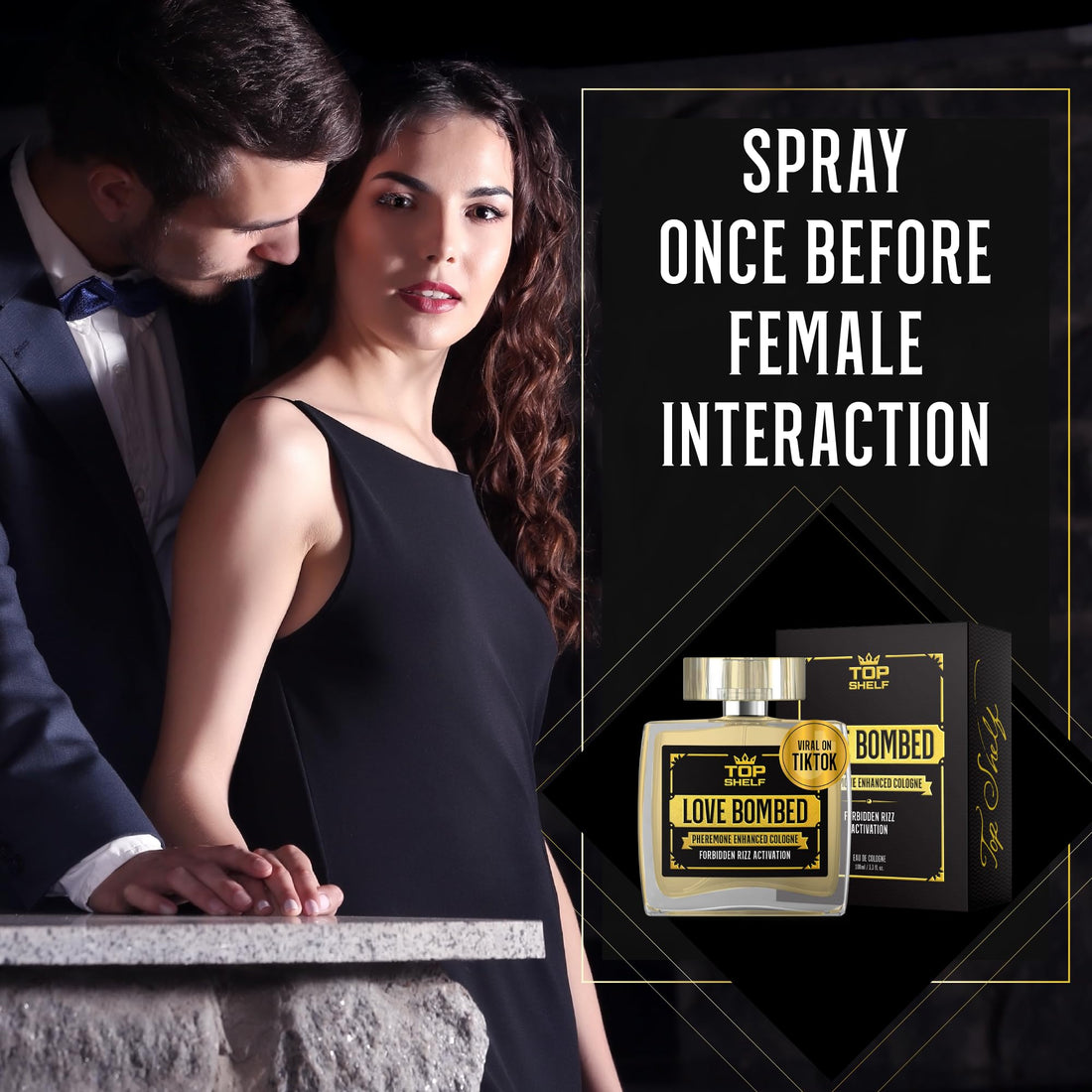 Join Top Shelf Grind Love Bombed - Pheromone Cologne for Men | Bold Attraction 