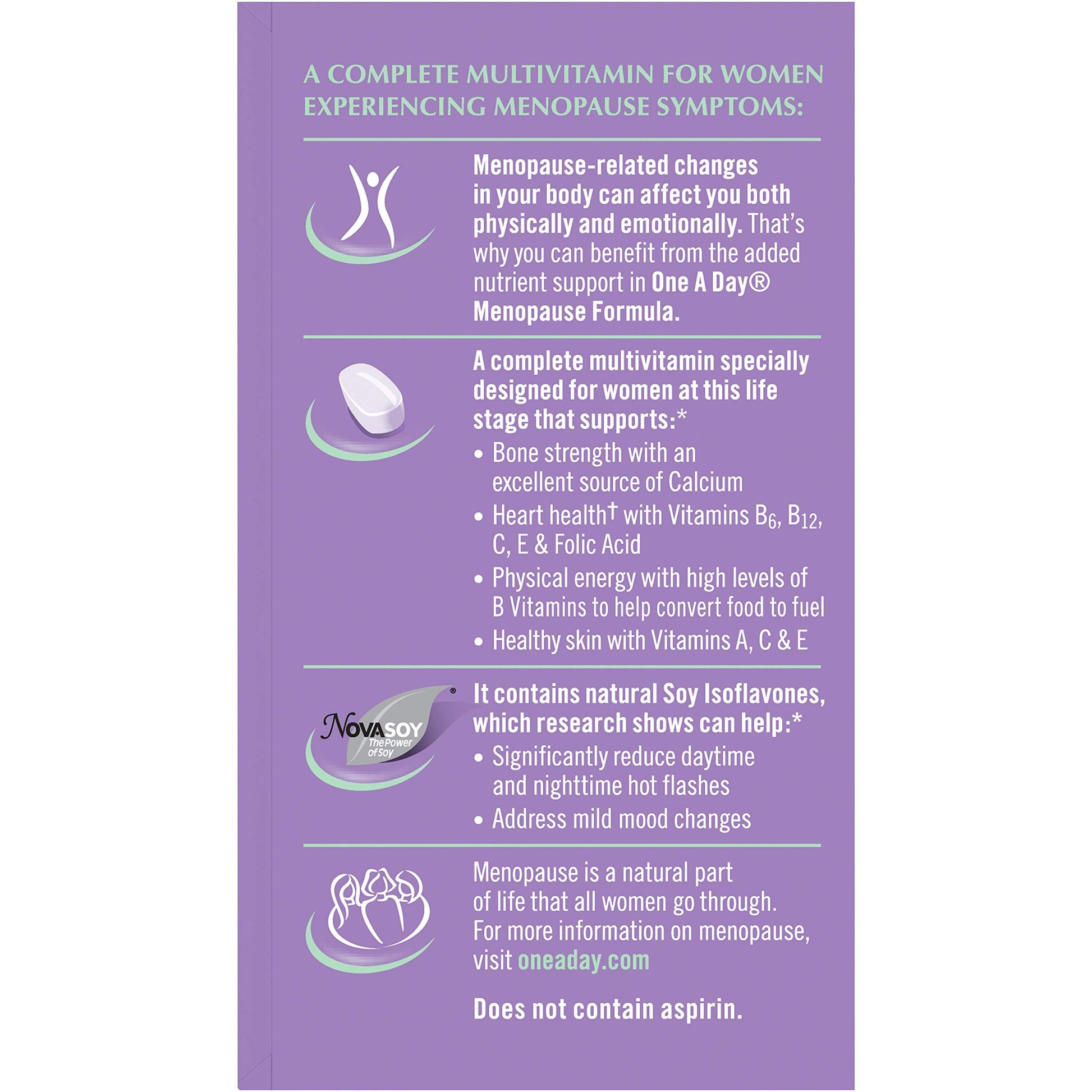 One A Day 1-A-Day Tabs Women's Meno Supp Bayer