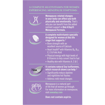 One A Day Women Menopause Size 50ct