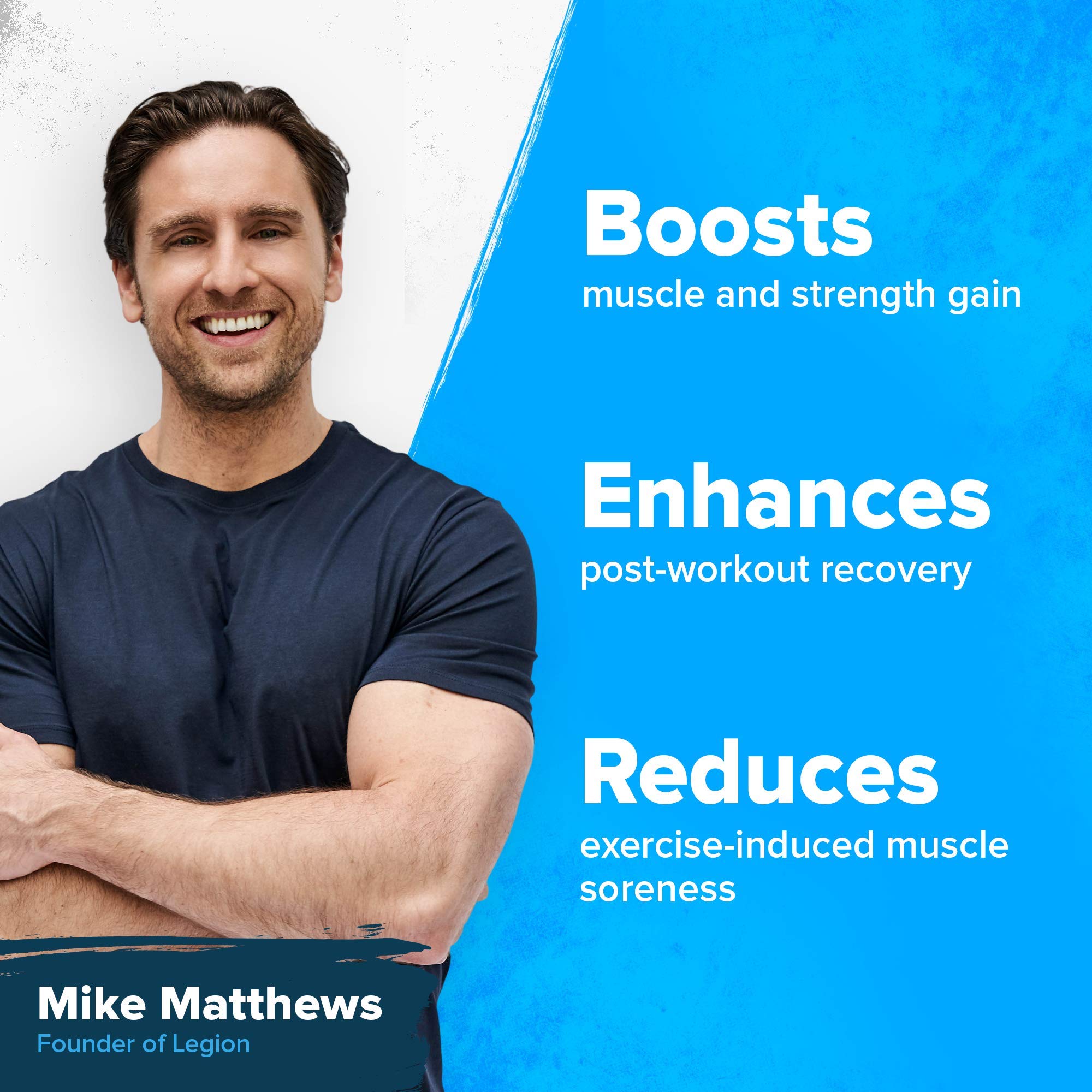 Legion Recharge Post Workout Supplement - All Natural Muscle Builder & Recovery Drink Legion