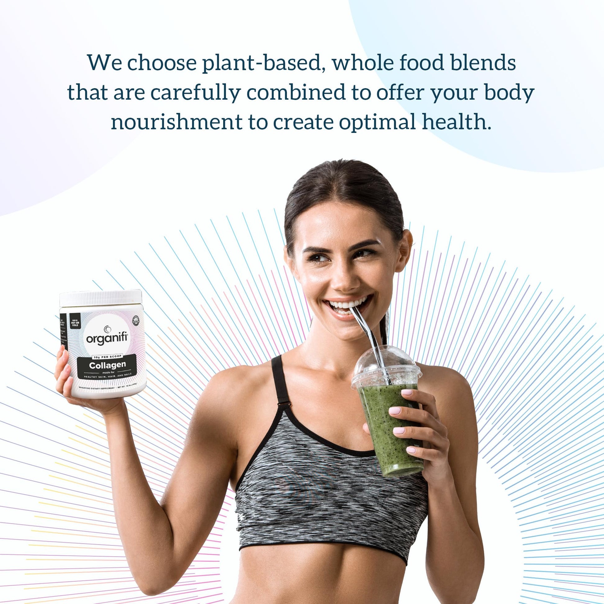 Organifi Unflavored Collagen Powder - Supports Stronger Skin, Nail, and Hair, 40 Servings Organifi