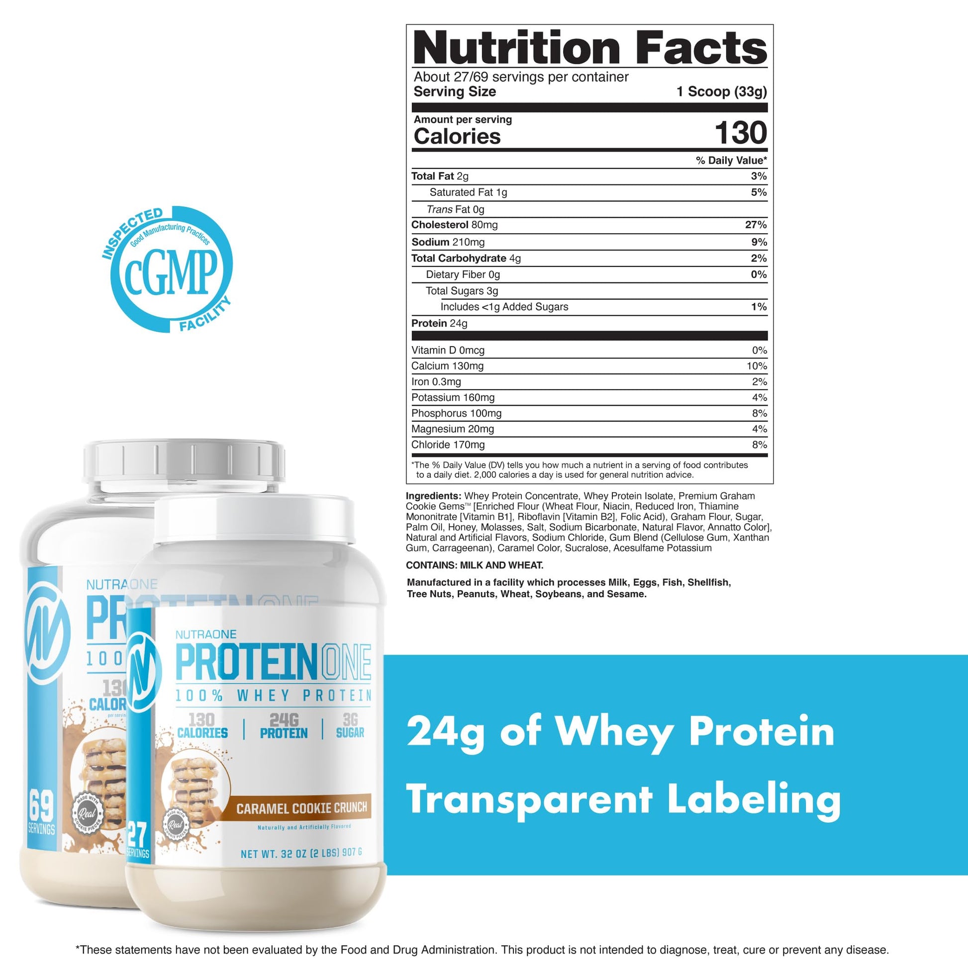 NutraOne ProteinOne Whey Protein Promote Recovery and Build Muscle with a Protein NutraOne
