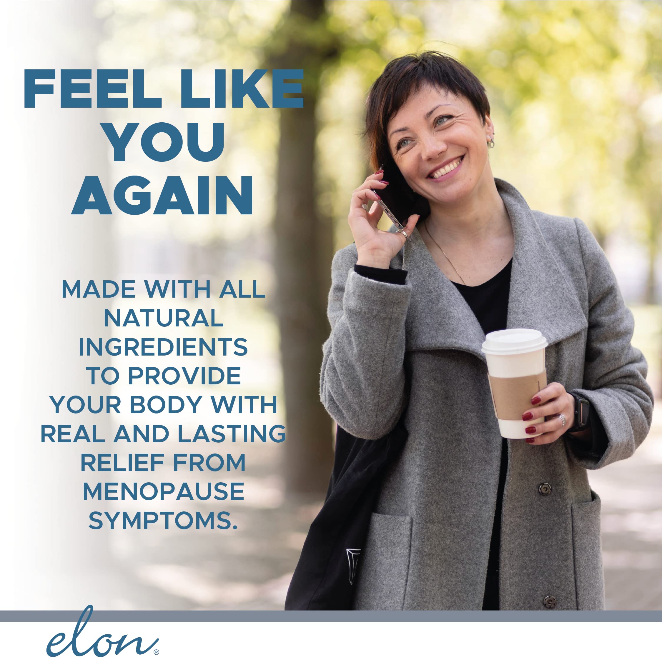 Elon Menopause Supplement for Women Menopause Relief Supplement for Hot Flashes