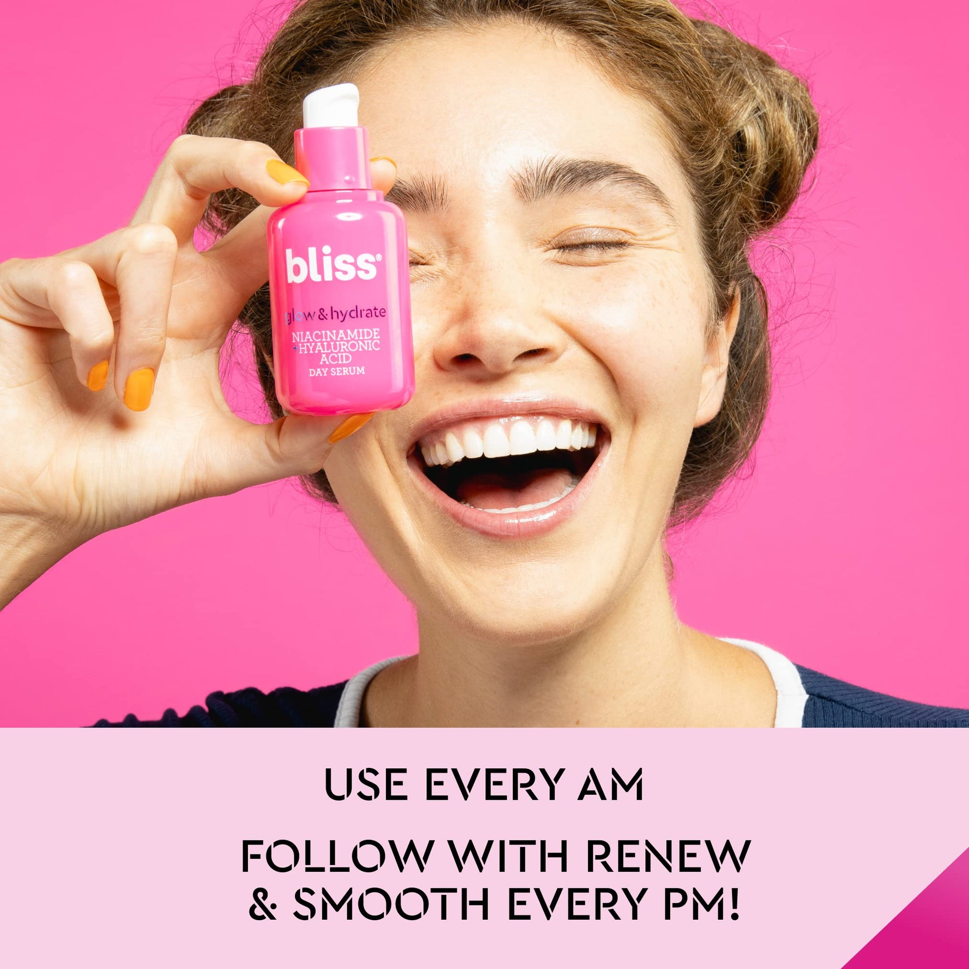 Bliss Glow and Hydrate Serum - Niacinamide + Hyaluronic Acid - 1 Fl Oz Bliss