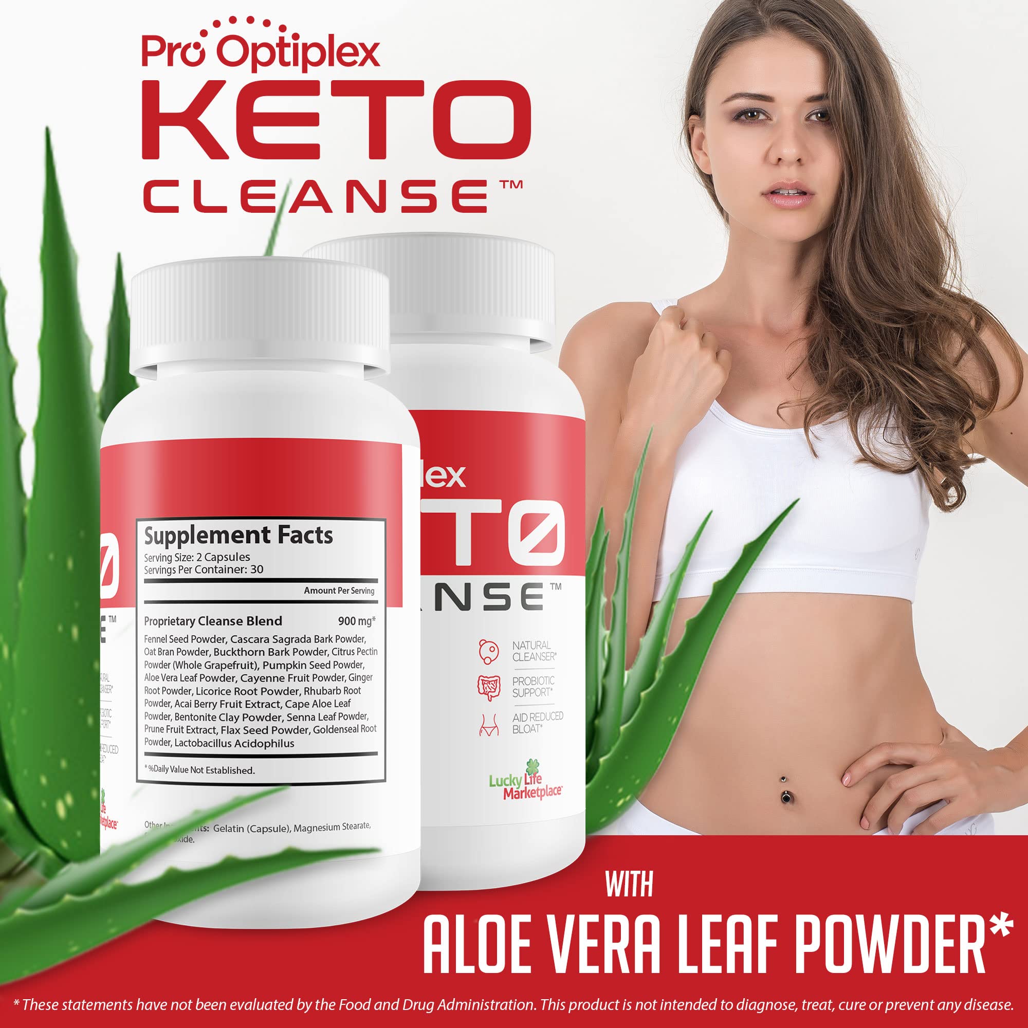 Pro Optiplex Keto Cleanse - Cleanse & Detox Naturally - Herbal Keto Cleanse with Probiotic healthsupps.co.uk