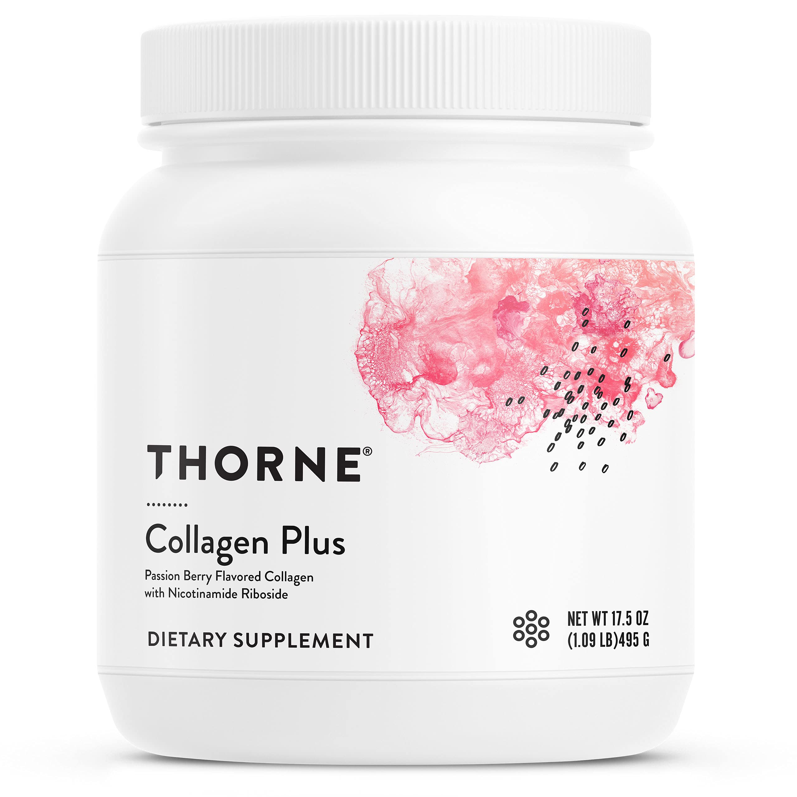 THORNE Collagen Plus - Collagen Peptides Powder with Nicotinamide Riboside 