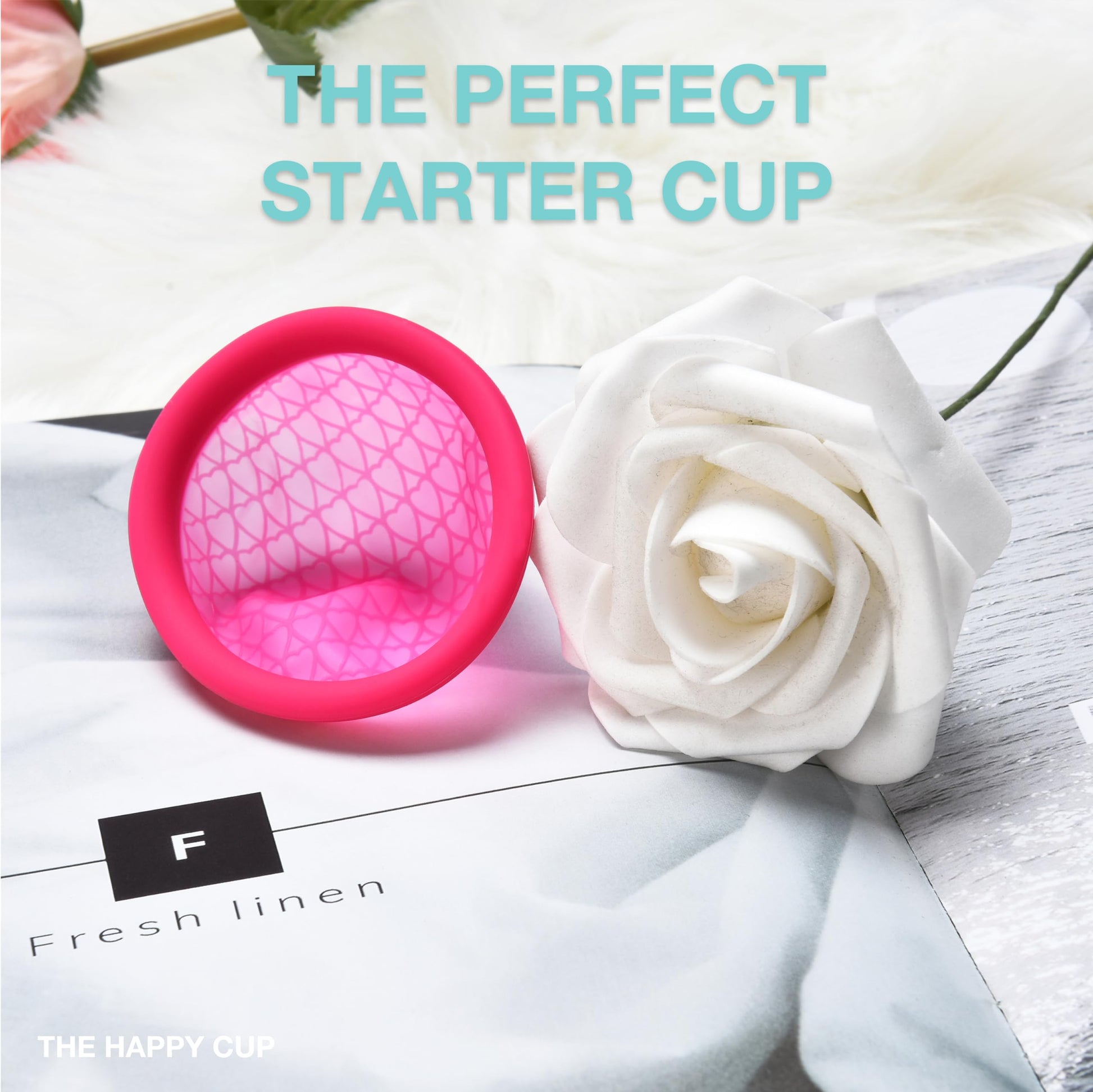 Hawwwy Reusable Menstrual Cup - Washable Period Cup with Flat-fold Compact Design HAWWWY