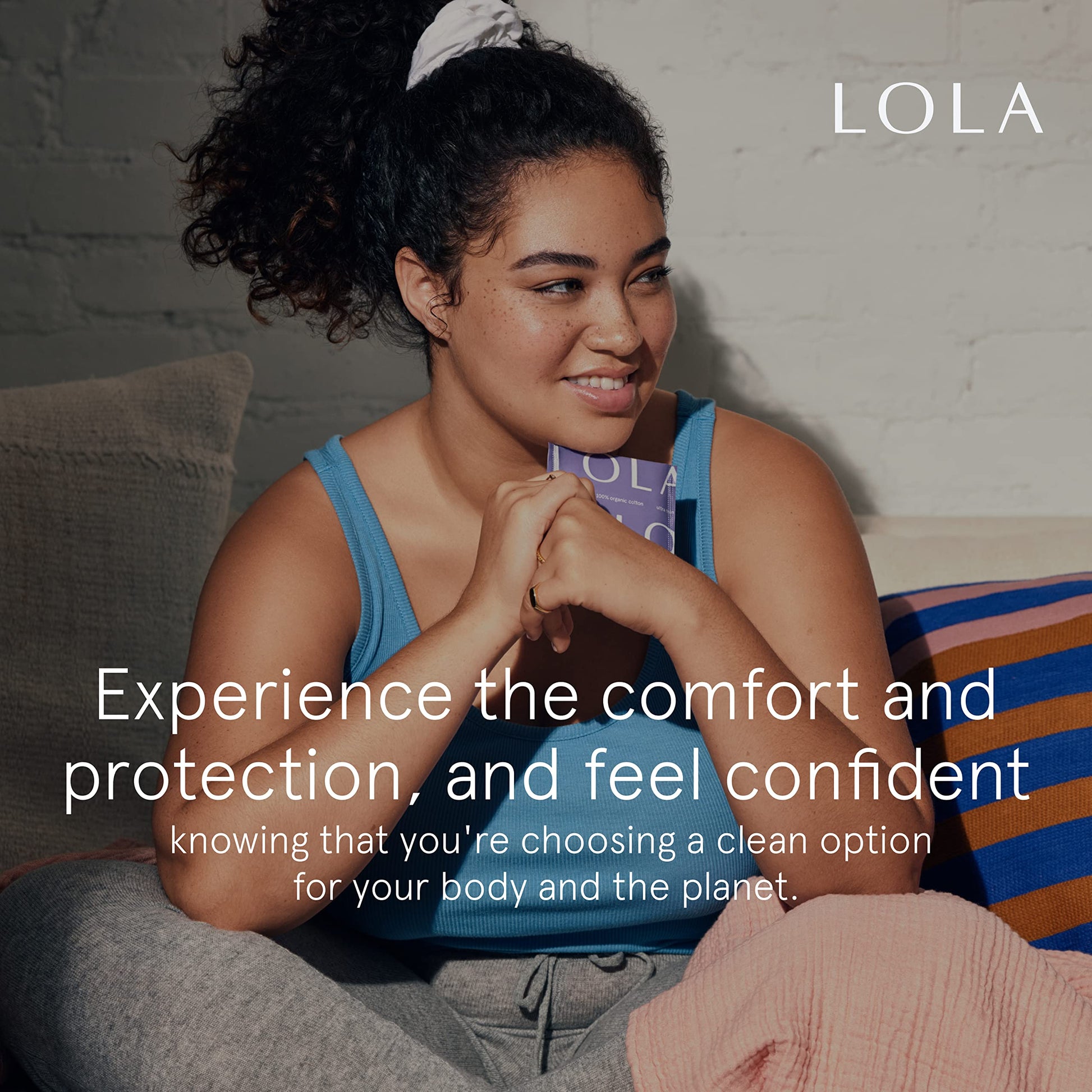 LOLA Ultra Thin Liners, 108 Count - Cotton Panty Liners for Women, Hypoallergenic Pads for Women LOLA