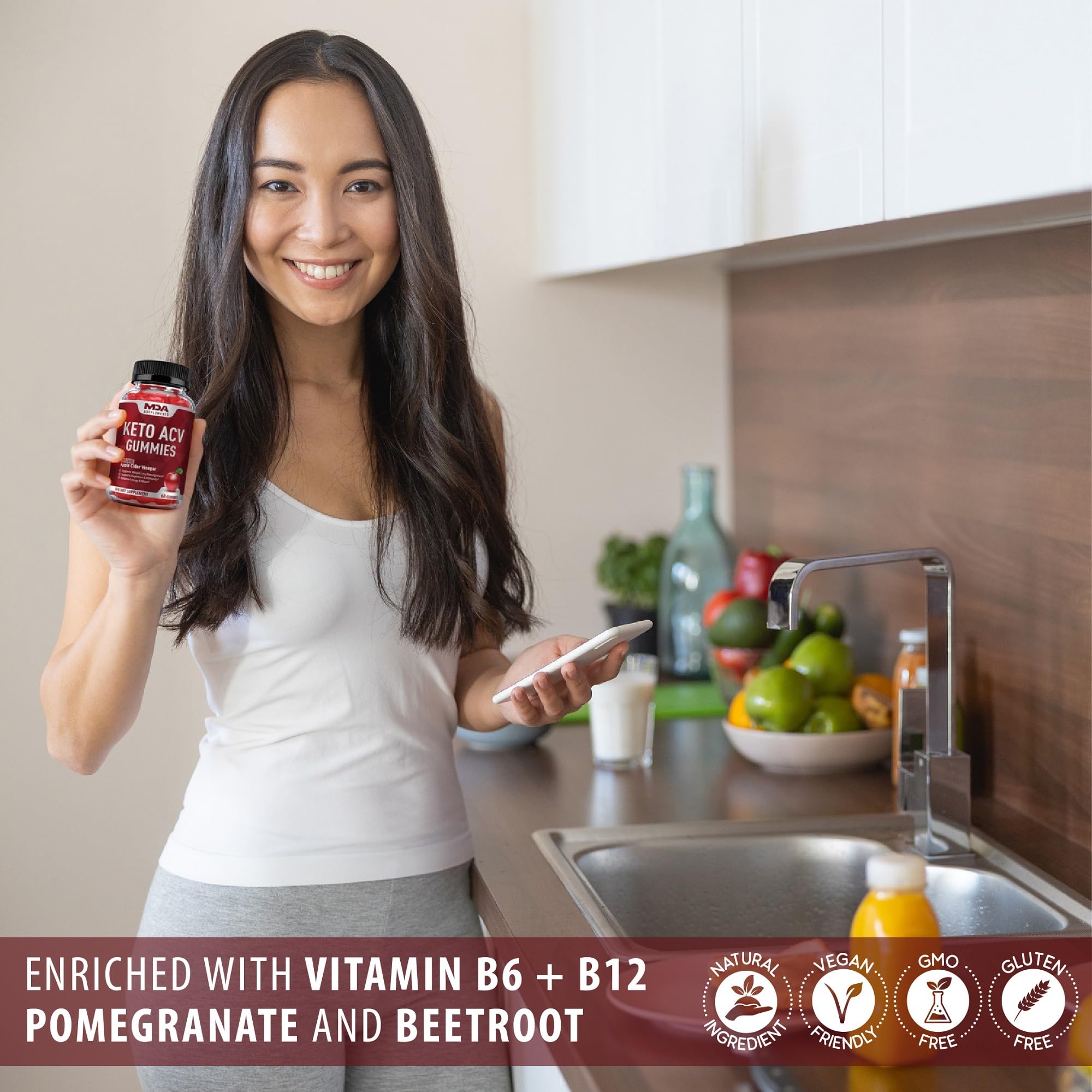 Keto ACV Gummies Advanced Weight Loss, Apple Cider Vinegar Gummies, ACV Keto Gummies MDA Supplements