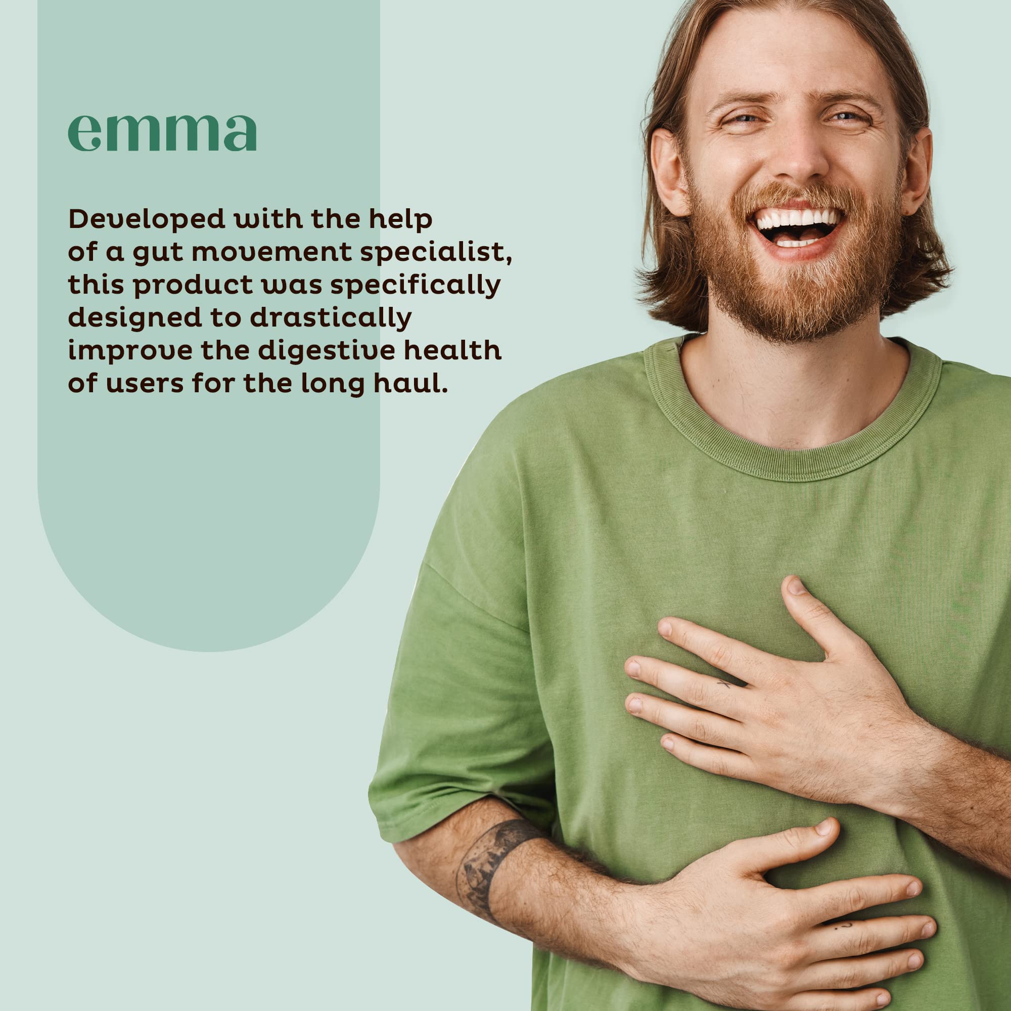 Emma Gut Health - Gas and Bloating Relief, Constipation, Leaky Gut Repair - Gut Cleanse Emma
