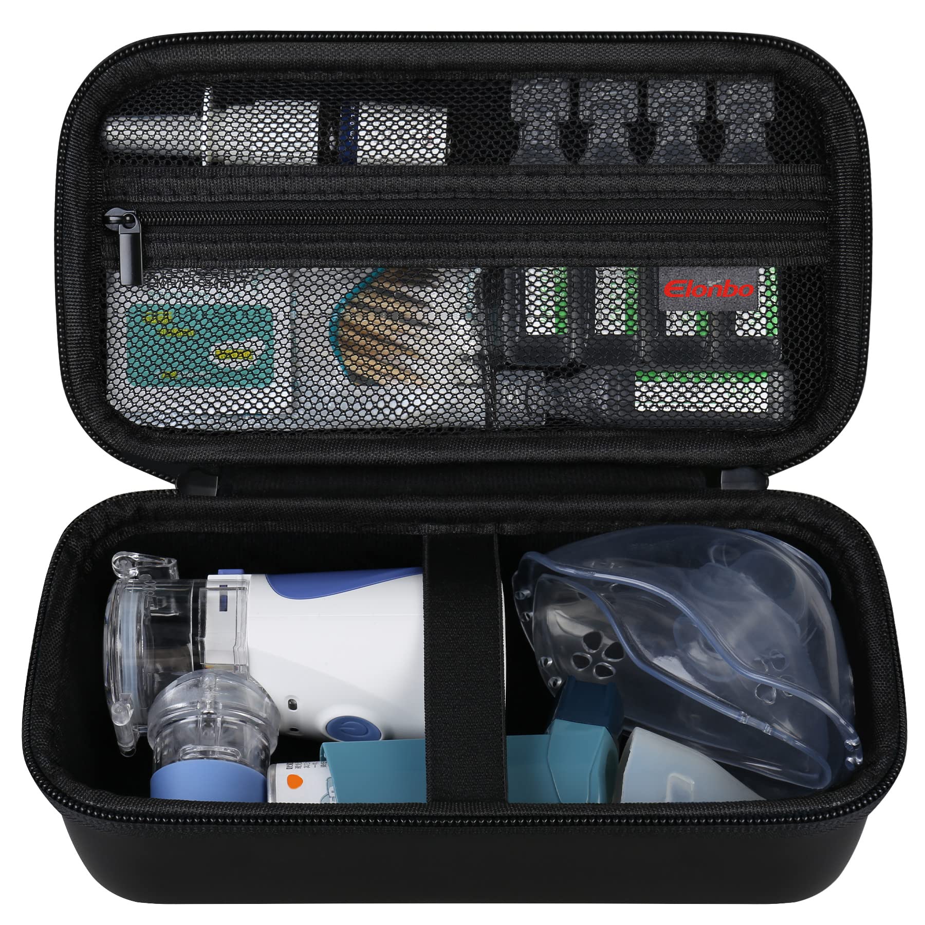 Elonbo Carrying Case for Portable Handheld Inhaler Nebulizer Machine for Adults and Kids