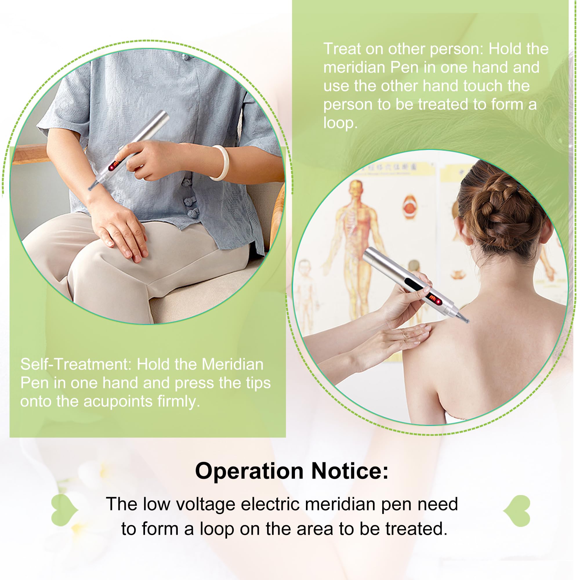 Global Care Market Meridians Energy Pen - Electronic Meridian Acupuncture Massage Pen Global Care Market