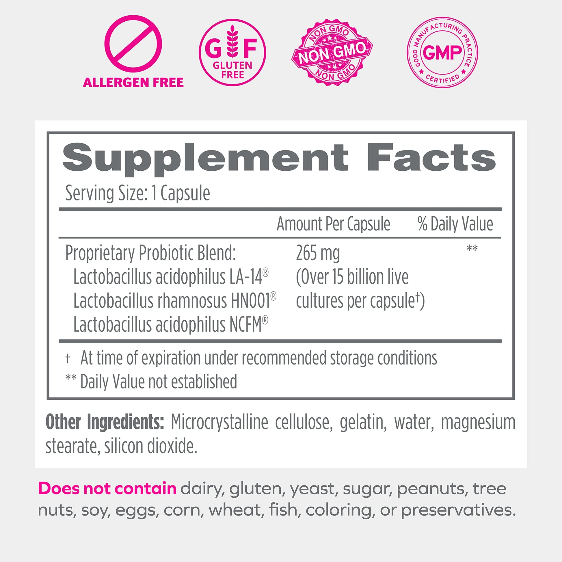 Florajen Women's Vaginal Probiotics, Provides Gut Health & Constipation Relief For Adults And Bloating Relief Florajen