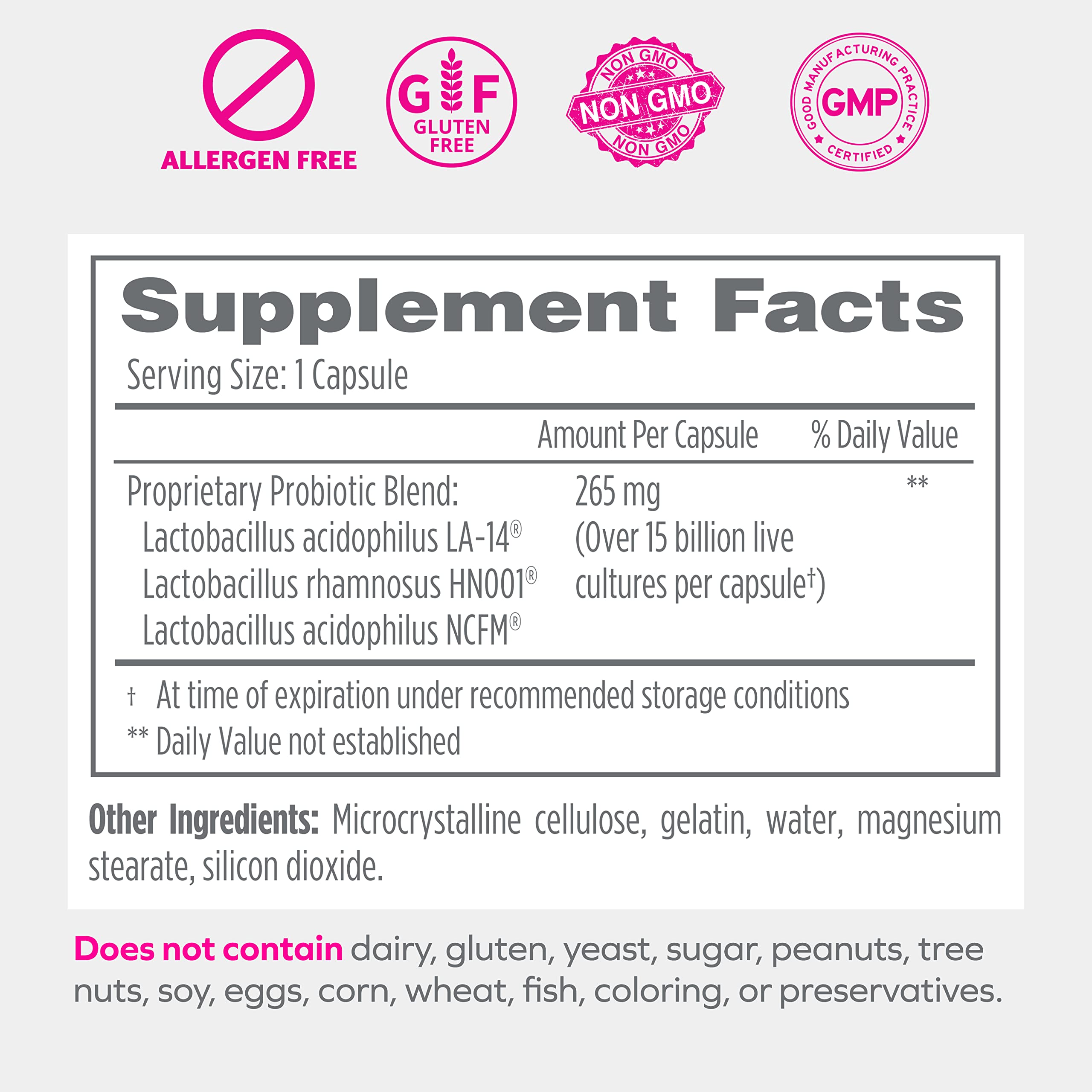 Florajen Women's Vaginal Probiotics, Provides Gut Health & Constipation Relief For Adults And Bloating Relief Florajen