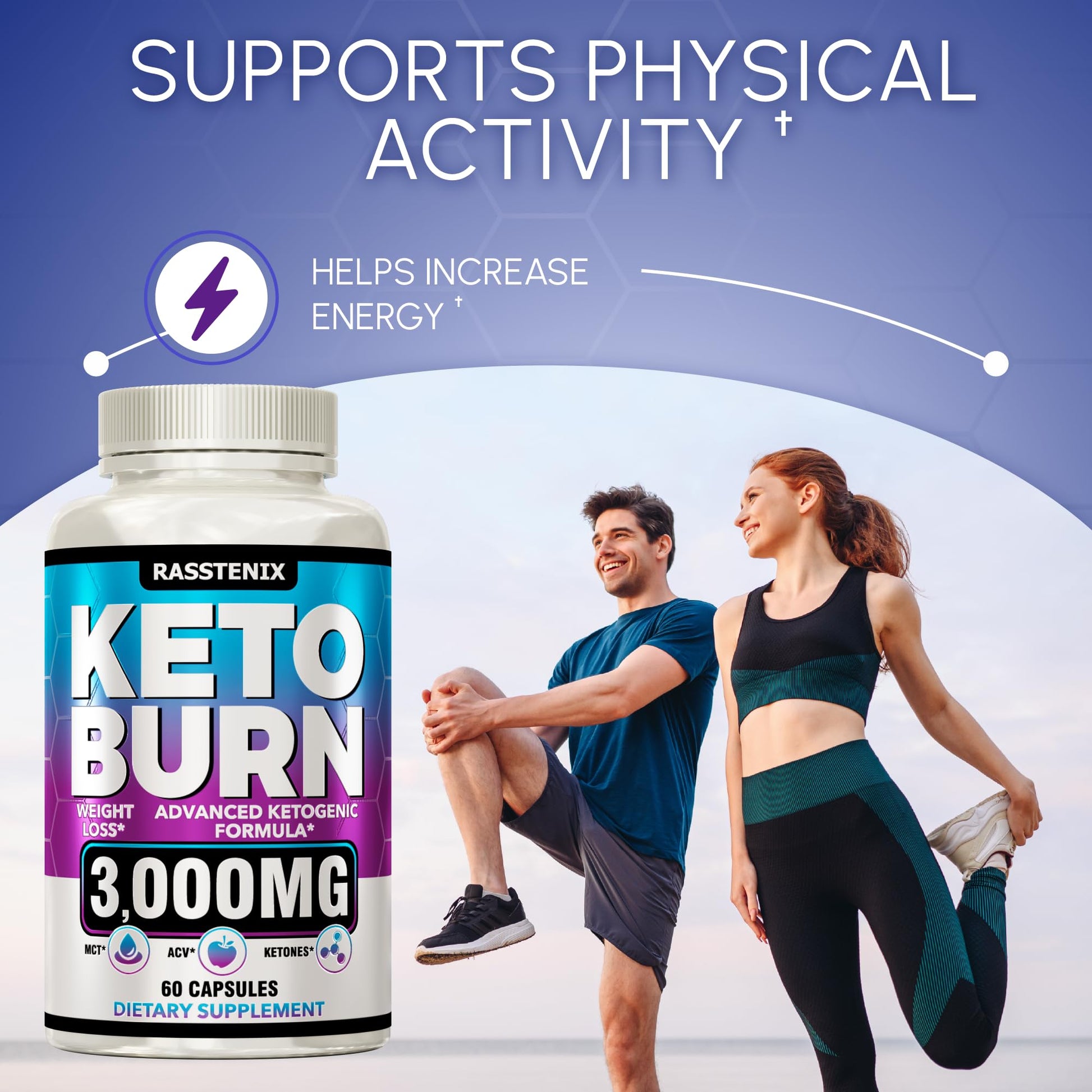 Rasstenix (2 Pack) Keto Pills - Lean Keto Diet Pills - Weight Fat Management Loss Rasstenix