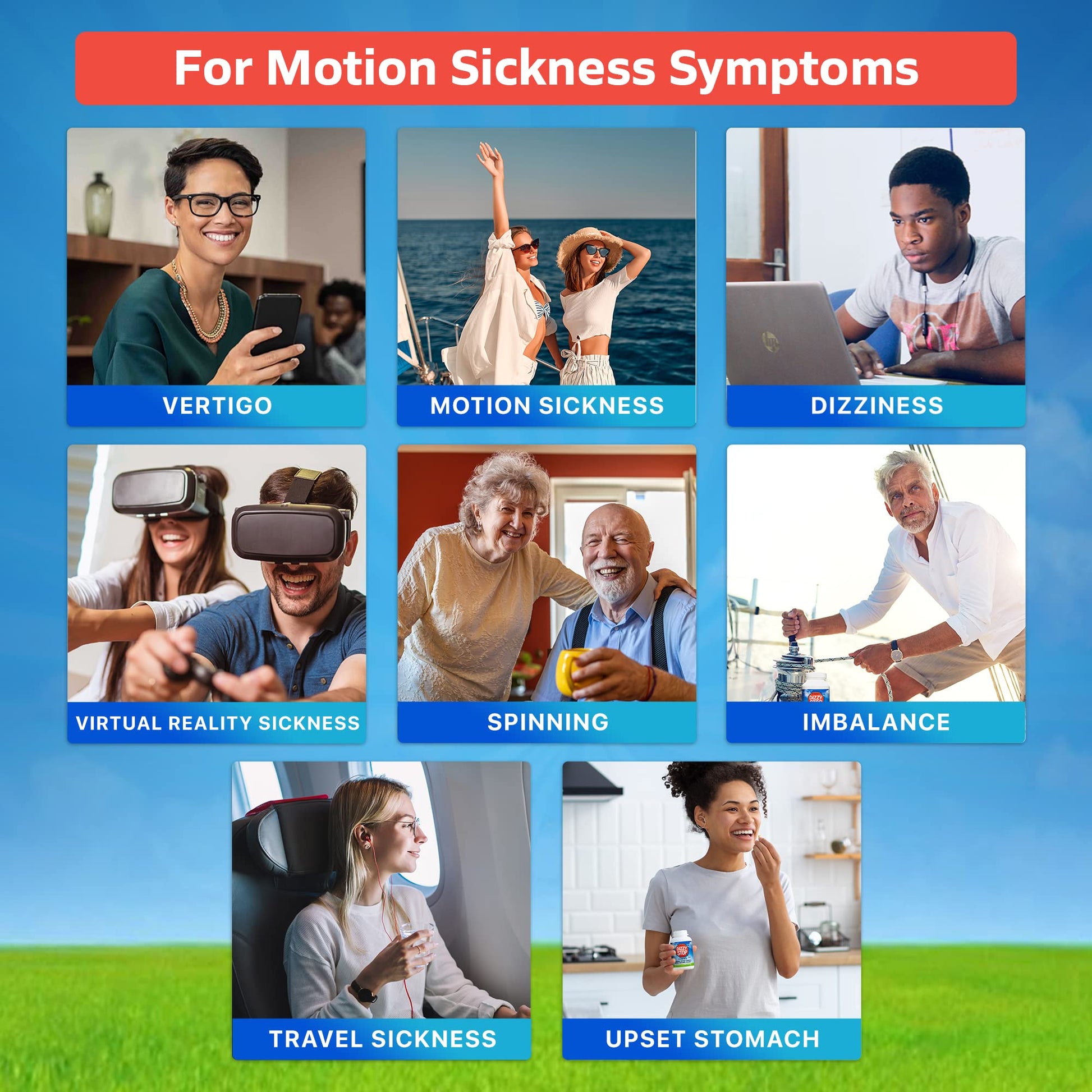 Dizzy Stop Dr. Barton’s All-Natural Vertigo Comfort, Inner Ear Balance Supp Dizzy Stop