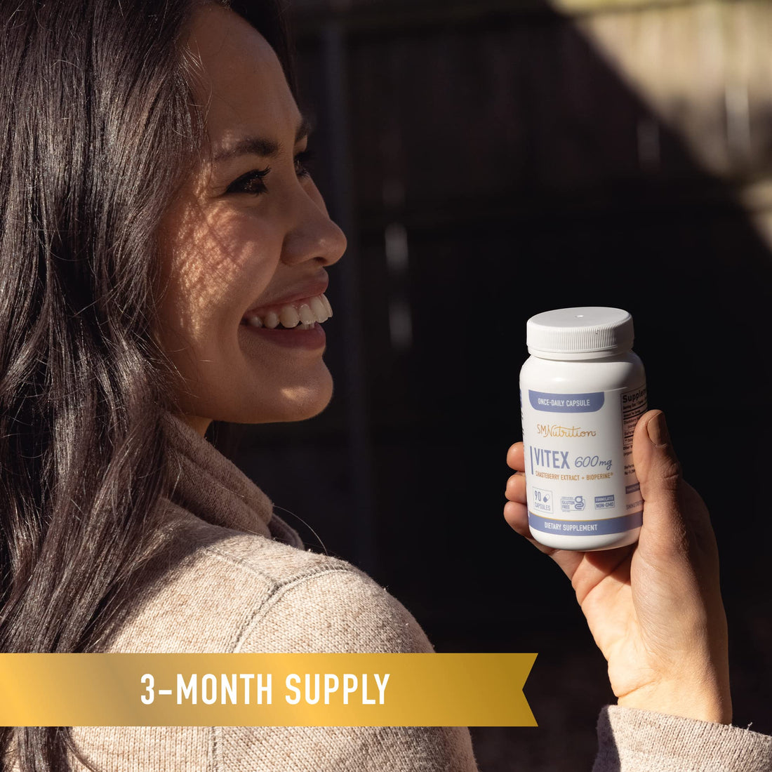 Vitex Chasteberry Supplement 600mg | Agnus Castus for Women's Hormone Balance, Menopause