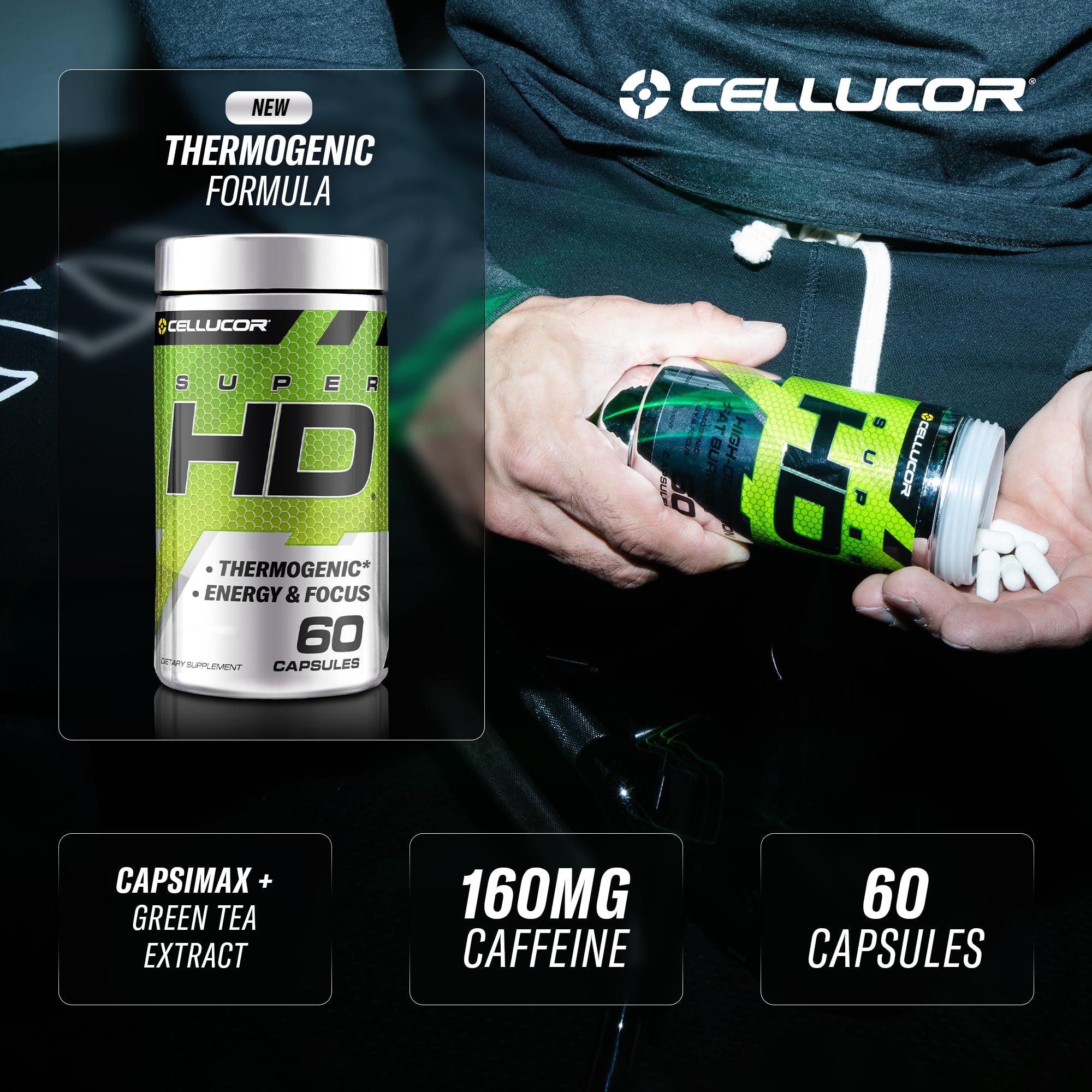 C4 Ripped & SuperHD, The Thermogenic Bundle, C4 Ripped Pre Workout Powder Cellucor