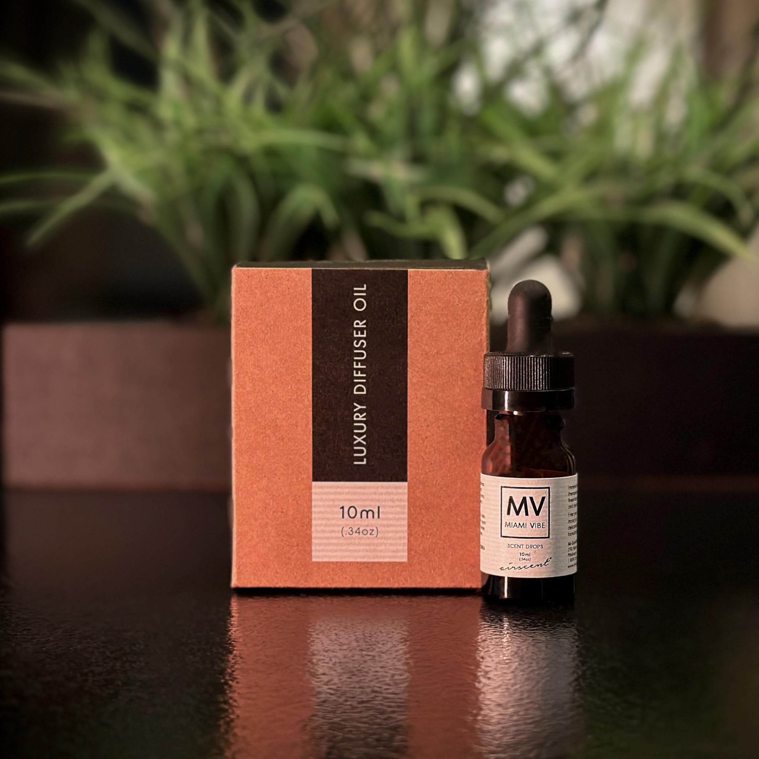Miami Vibe Diffuser Oil - Air-Scent Fragrance for Aroma Oil Diffusers - 10 Milliliter (.34 fl oz) Bottle Air-Scent