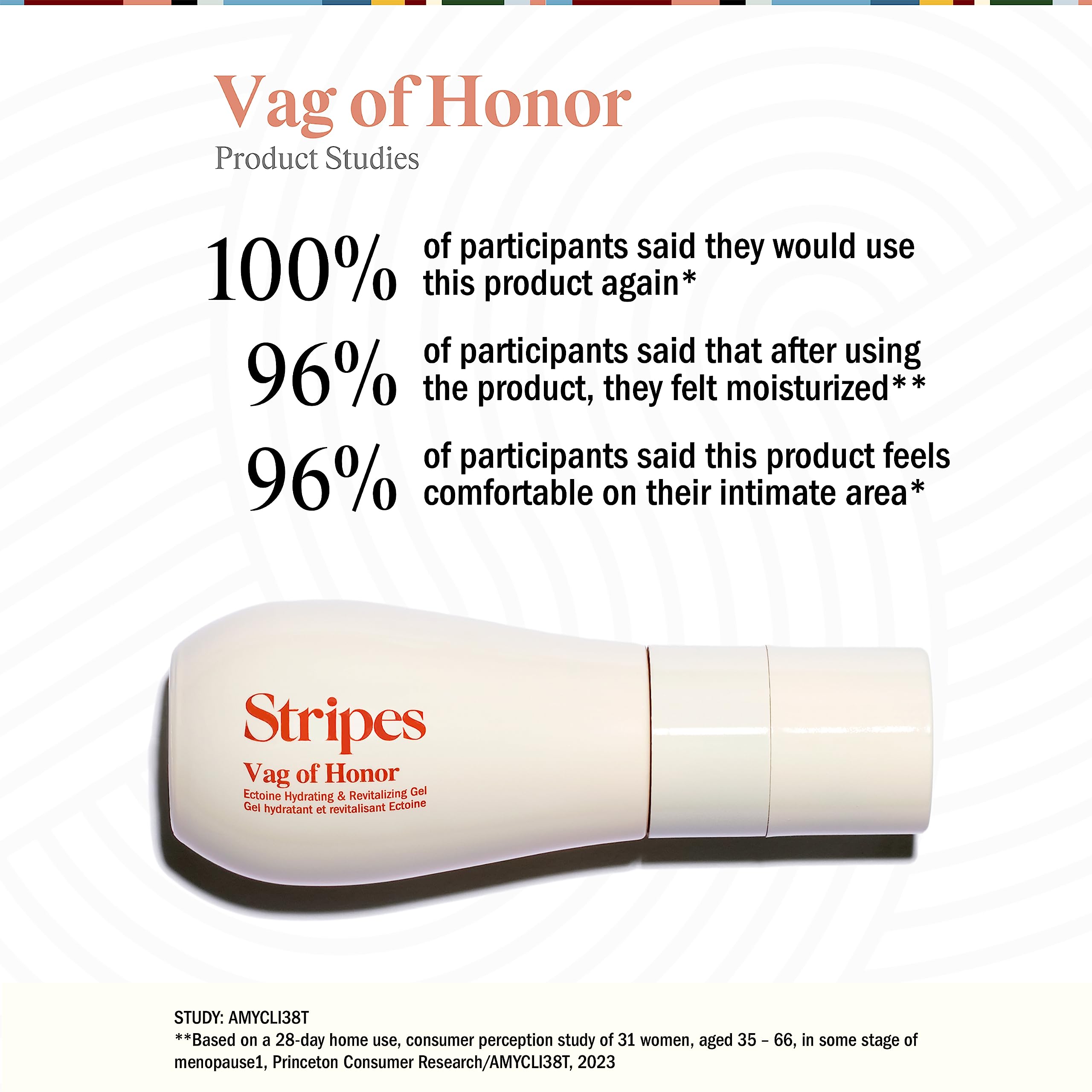 STRIPES by Naomi Watts - Vag Of Honor - Hydrating Gel For Relieving Vaginal Dryness STRIPES
