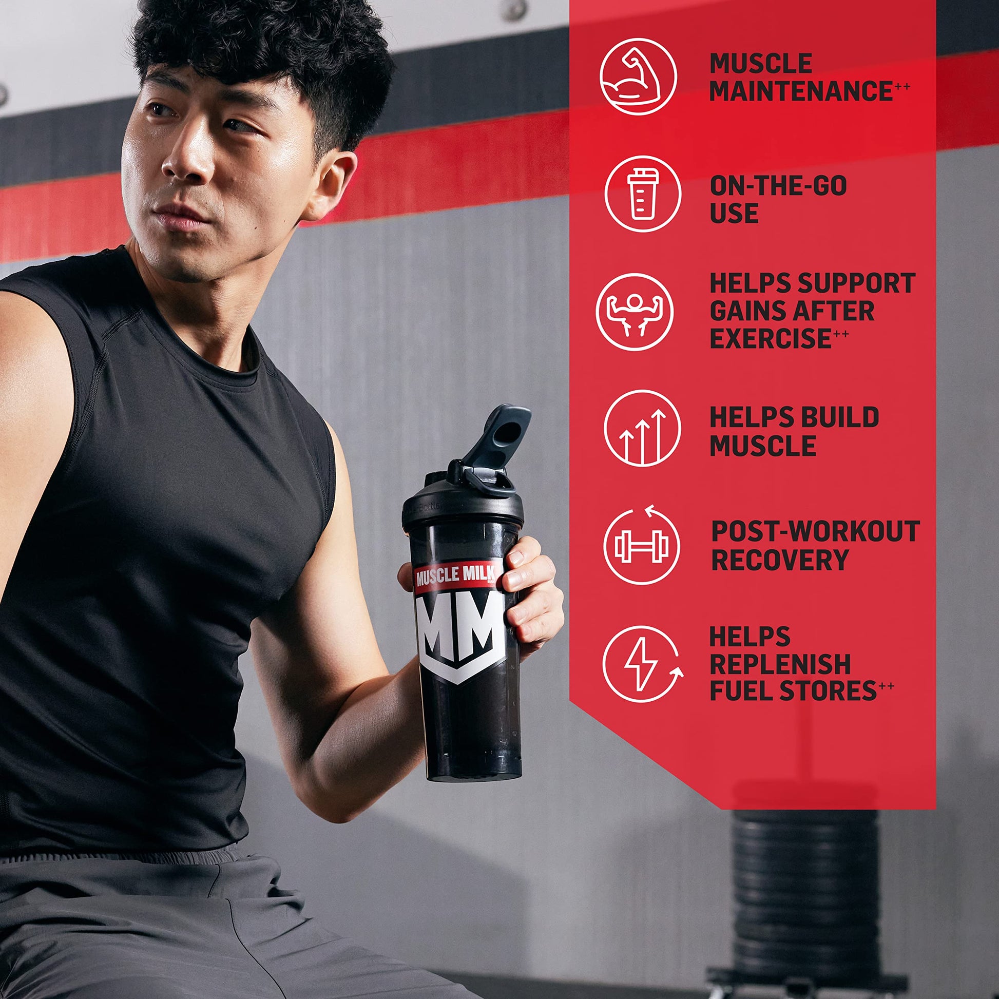 Muscle Milk Gainer Protein Powder, Vanilla Creme, 32g Protein, 5 Pound Muscle Milk