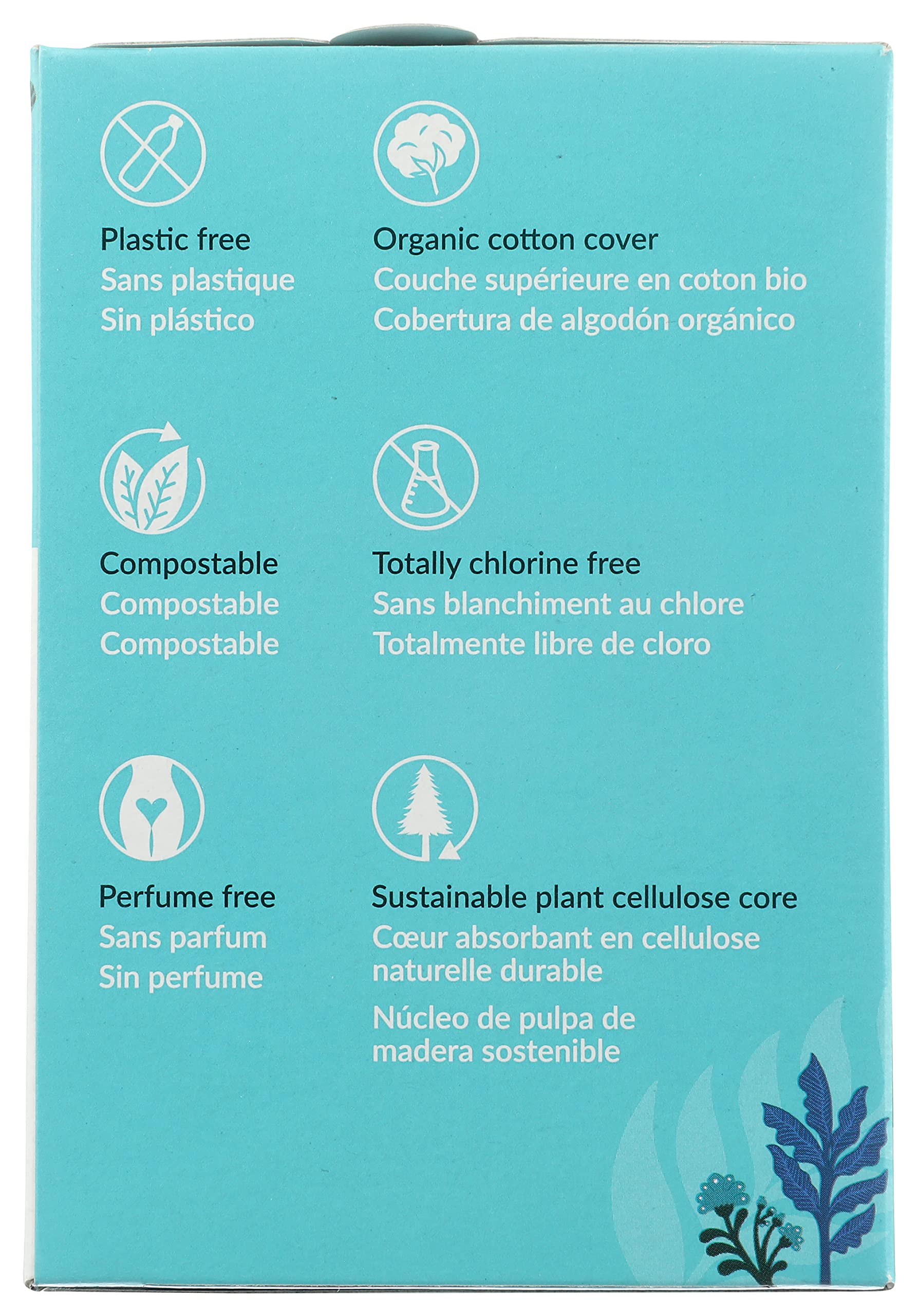 Natracare Slim Fitting Ultra Pads with Wings, Long, Made with Certified Organic Cotton NATRACARE