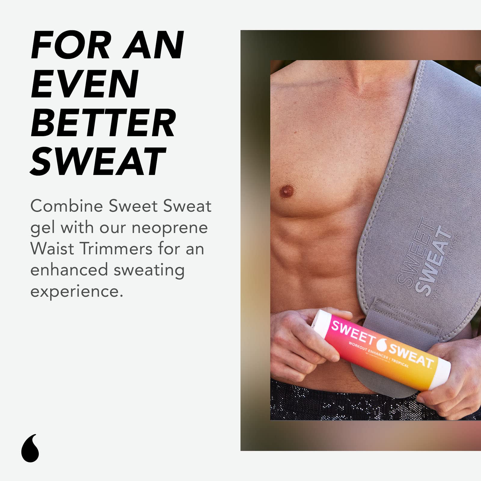 Sweet Sweat Workout Enhancer Roll-On Gel Stick - Sweat Harder and Faster Sports Research