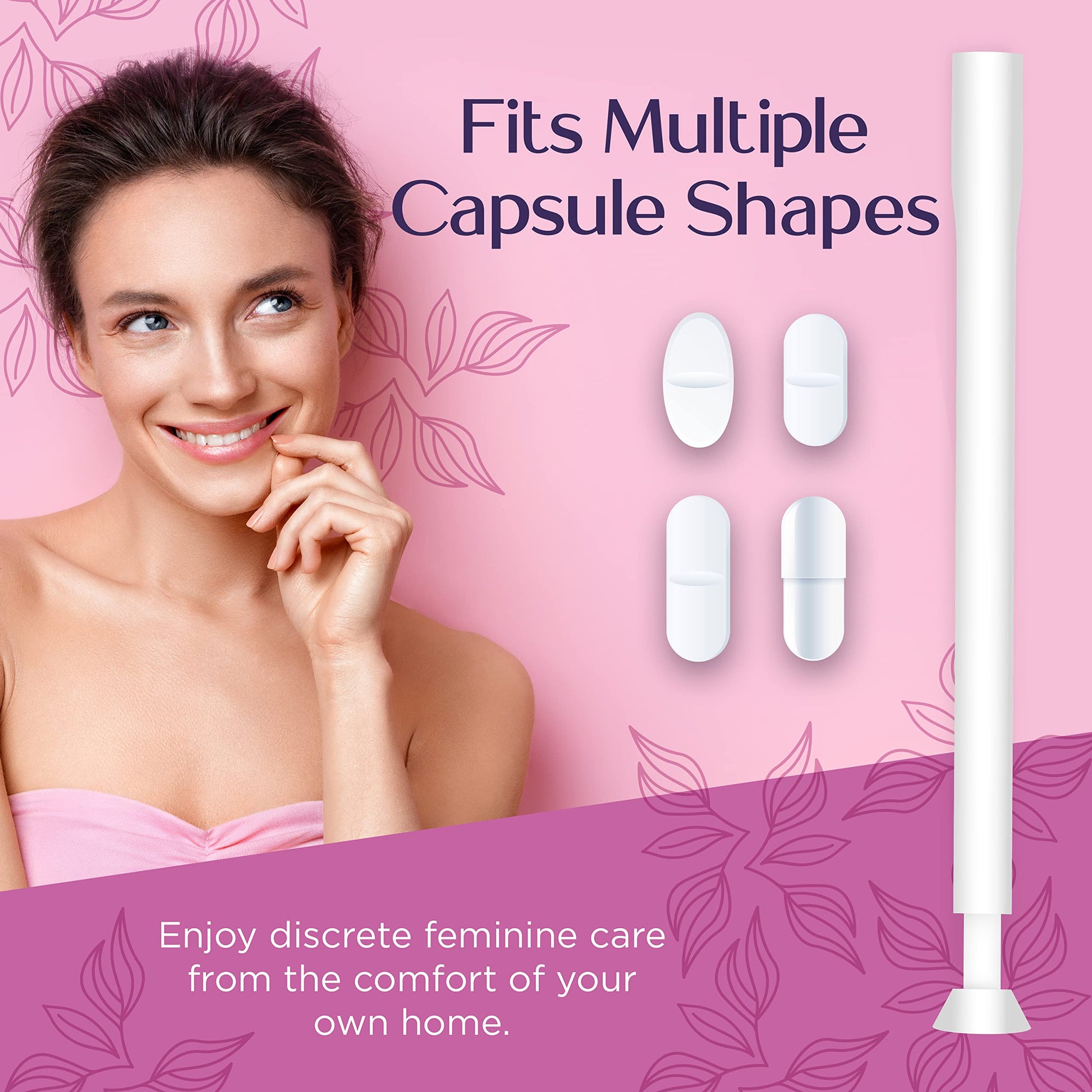 Queen Care - Disposable Suppository Applicator, Boric Acid Applicator, Feminine Care Suppository Applicator Queen Care