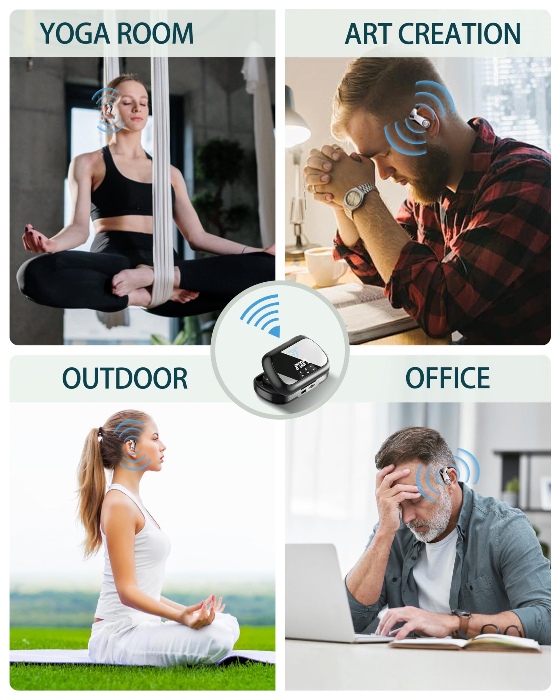 Sound Frequency Machine, Vedawind Meditation Accessory, Mindfulness, Tone Therapy System Vedawind