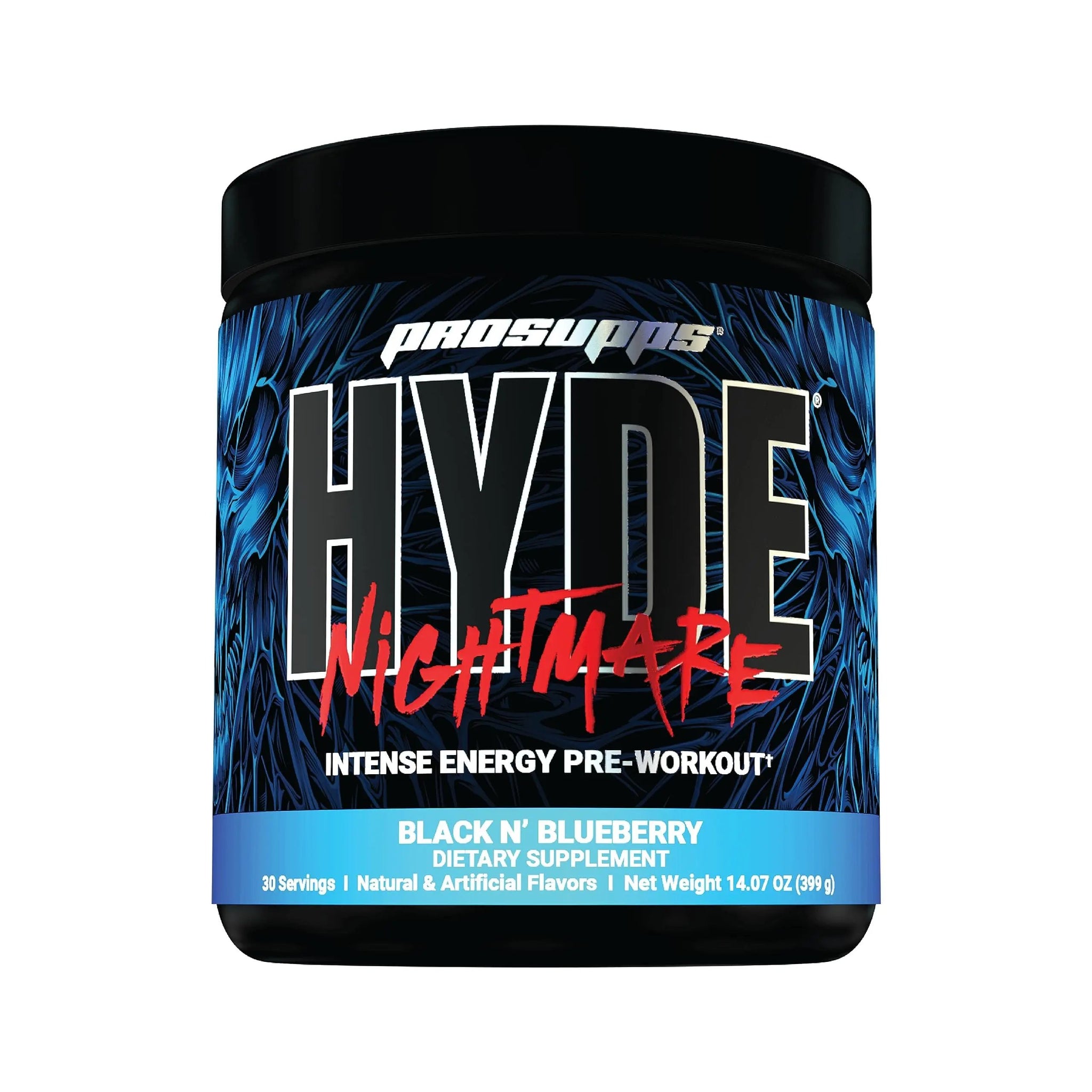 PROSUPPS Hyde Nightmare Pre-Workout Powder Energy Drink - Intense Energy, Mental