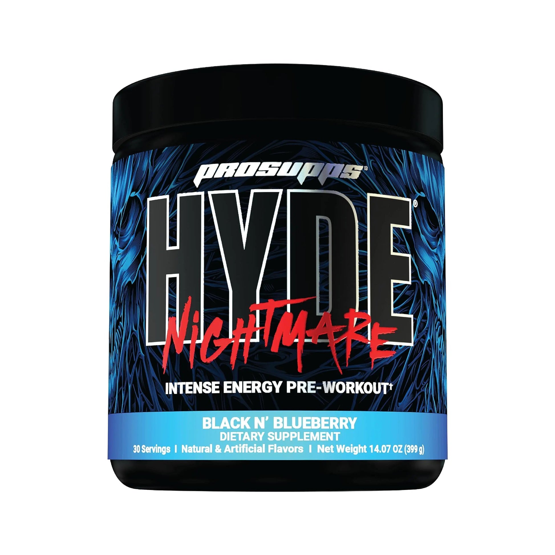 PROSUPPS Hyde Nightmare Pre-Workout Powder Energy Drink - Intense Energy, Mental