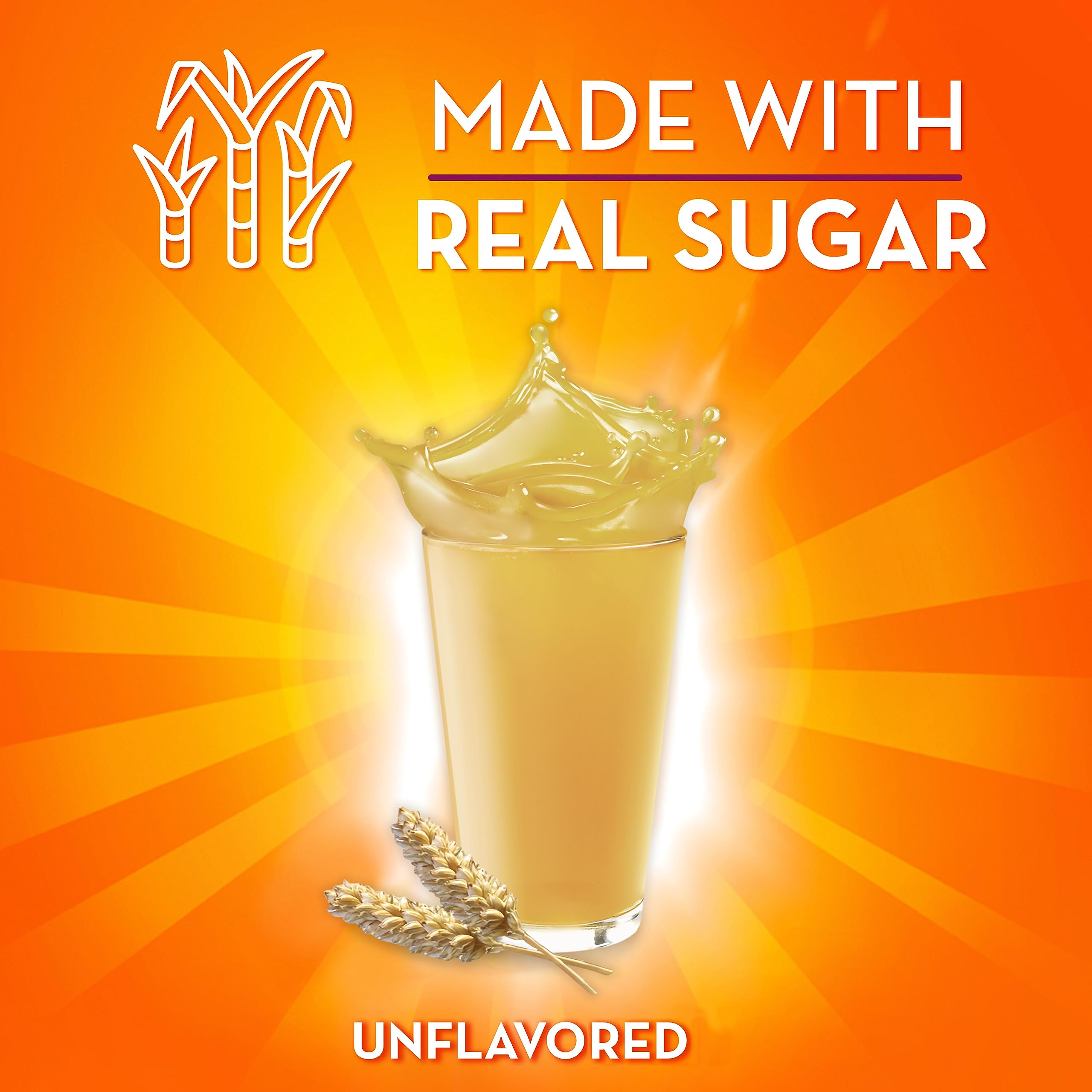 Metamucil, Daily Psyllium Husk Powder Supplement with Real Sugar, 4-in-1 Fiber Metamucil