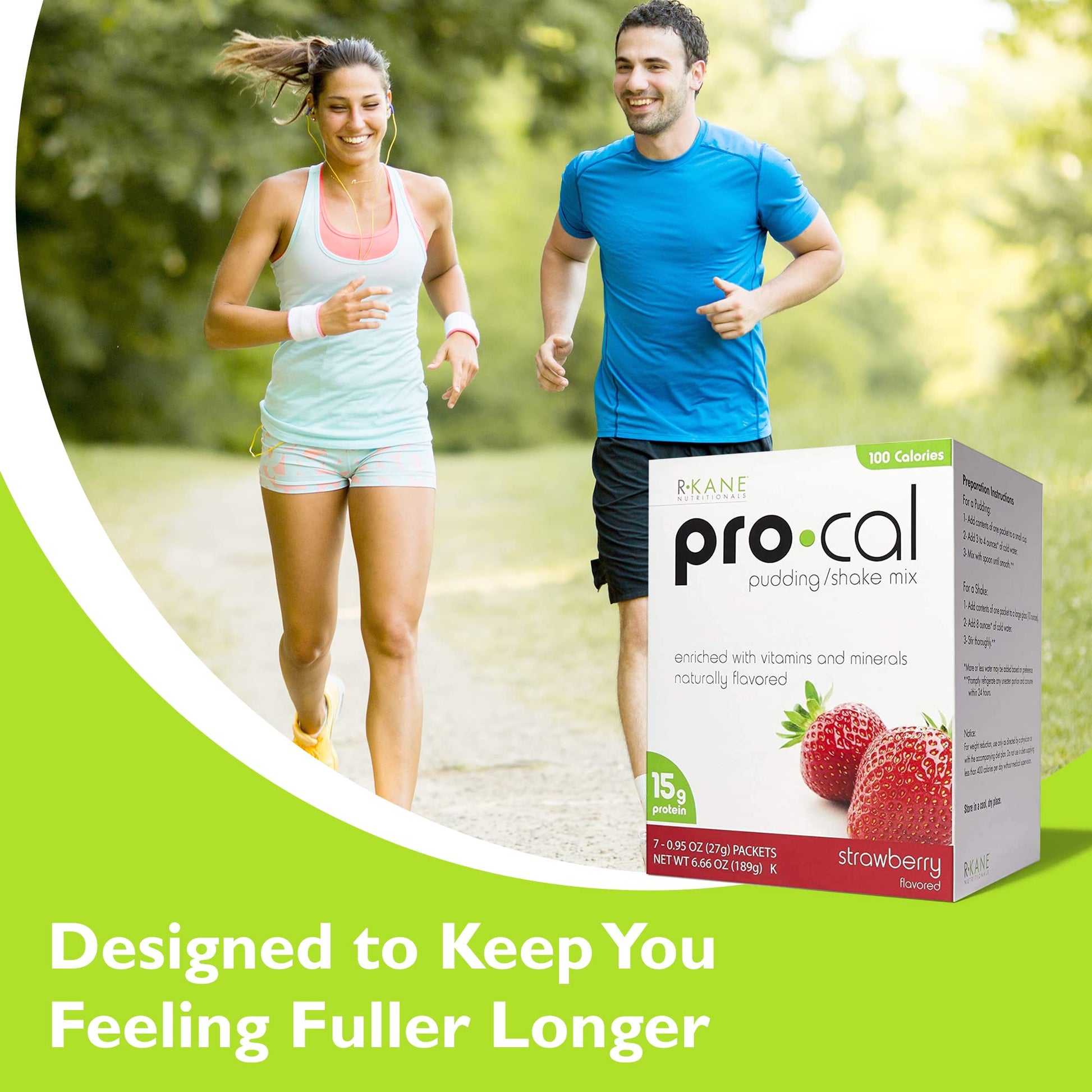 R-Kane Nutritionals Pro-Cal Pudding/Shake Mix, Low Calorie Protein Shake Powder R-Kane Nutritionals