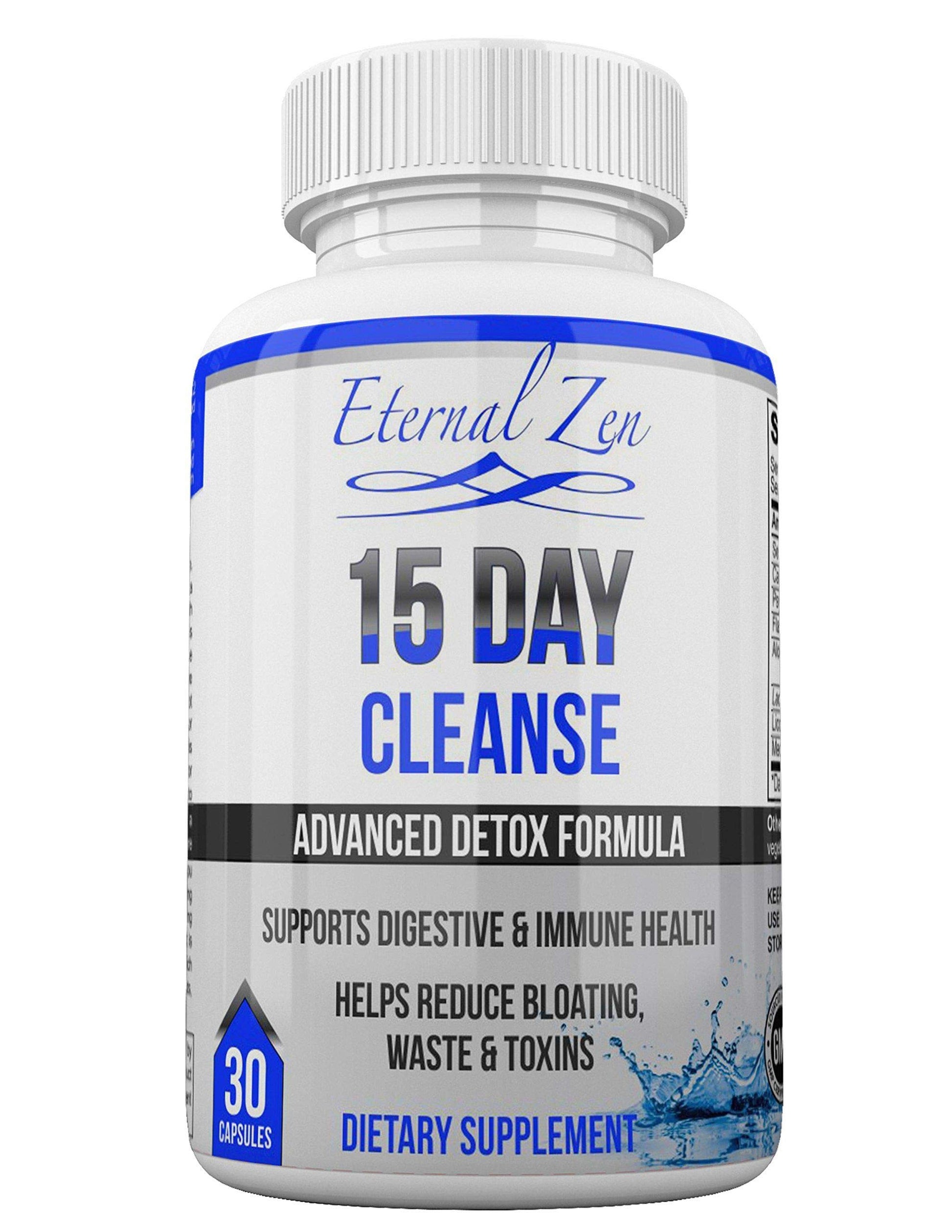 Eternal Zen 15 Day Colon Cleanser Detox with Extra Strength Herbs, Senna is a Fast Acting 
