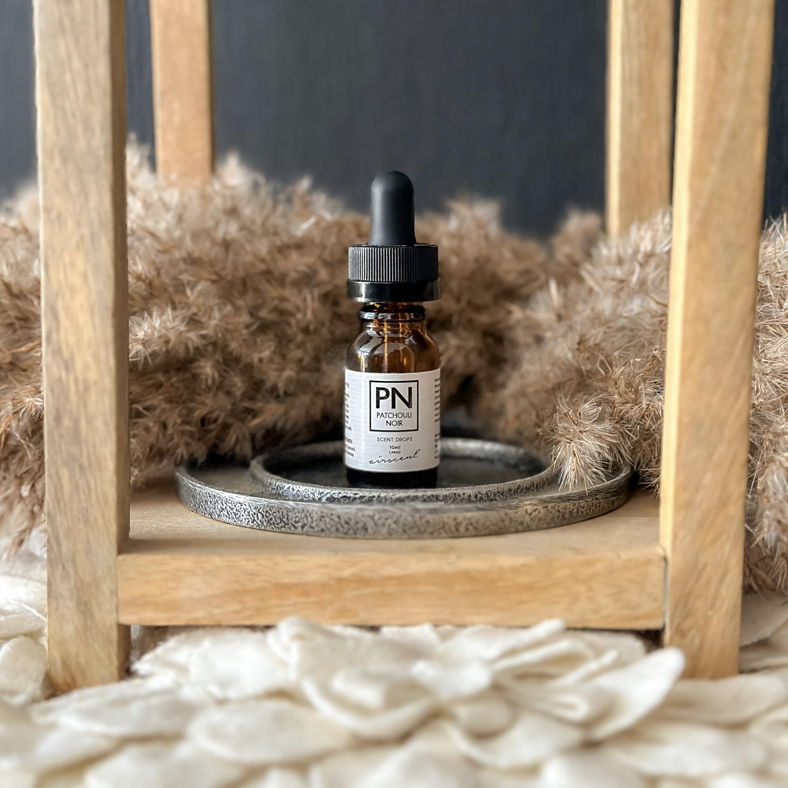 Patchouli Noir Diﬀuser Oil - Air-Scent Aroma and Essential Oil Blend - 10 Milliliter (.34 ﬂ oz) Air-Scent