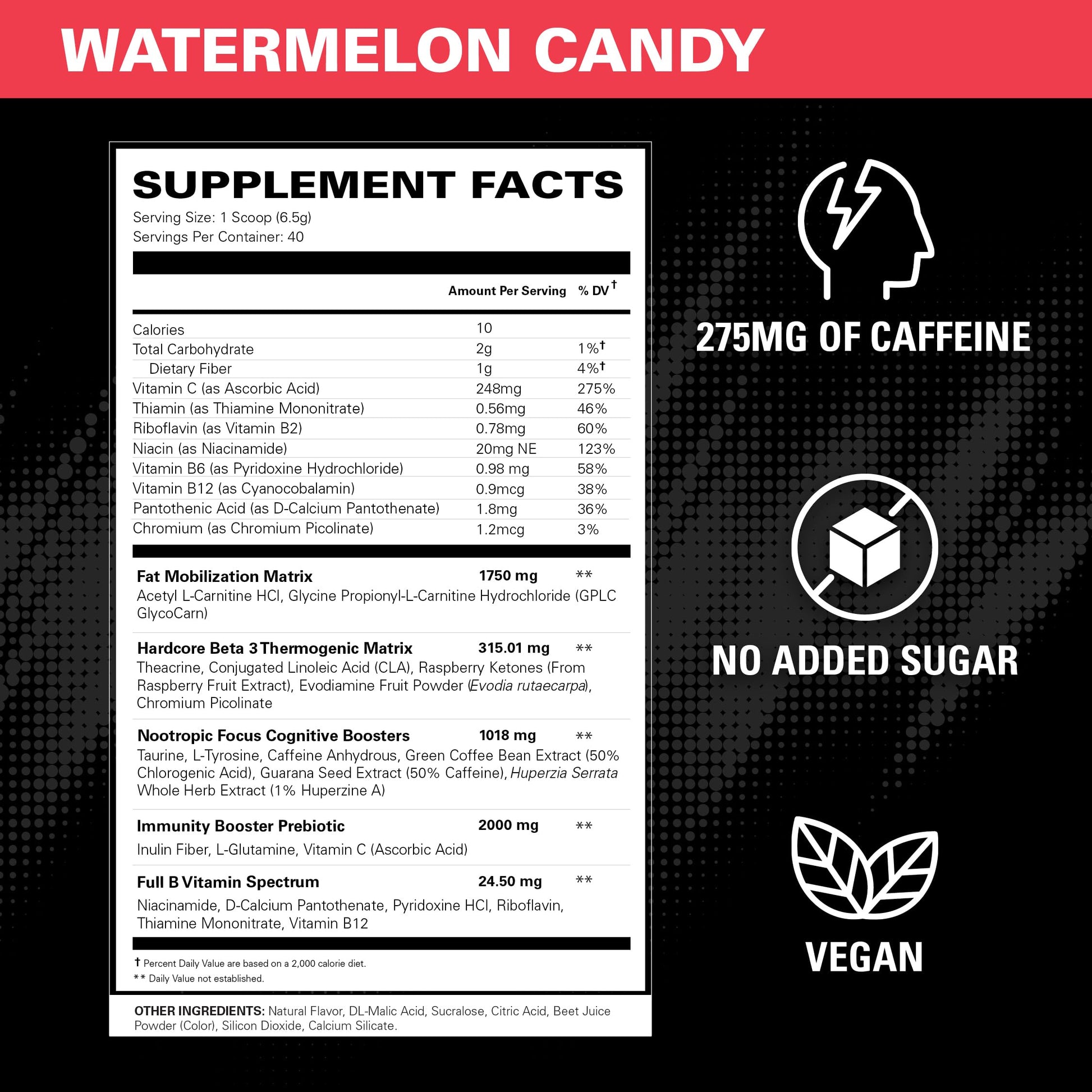 EHP Labs OxyShred Hardcore Thermogenic Shredder - Pre Workout Powder with L Glutamine EHP Labs