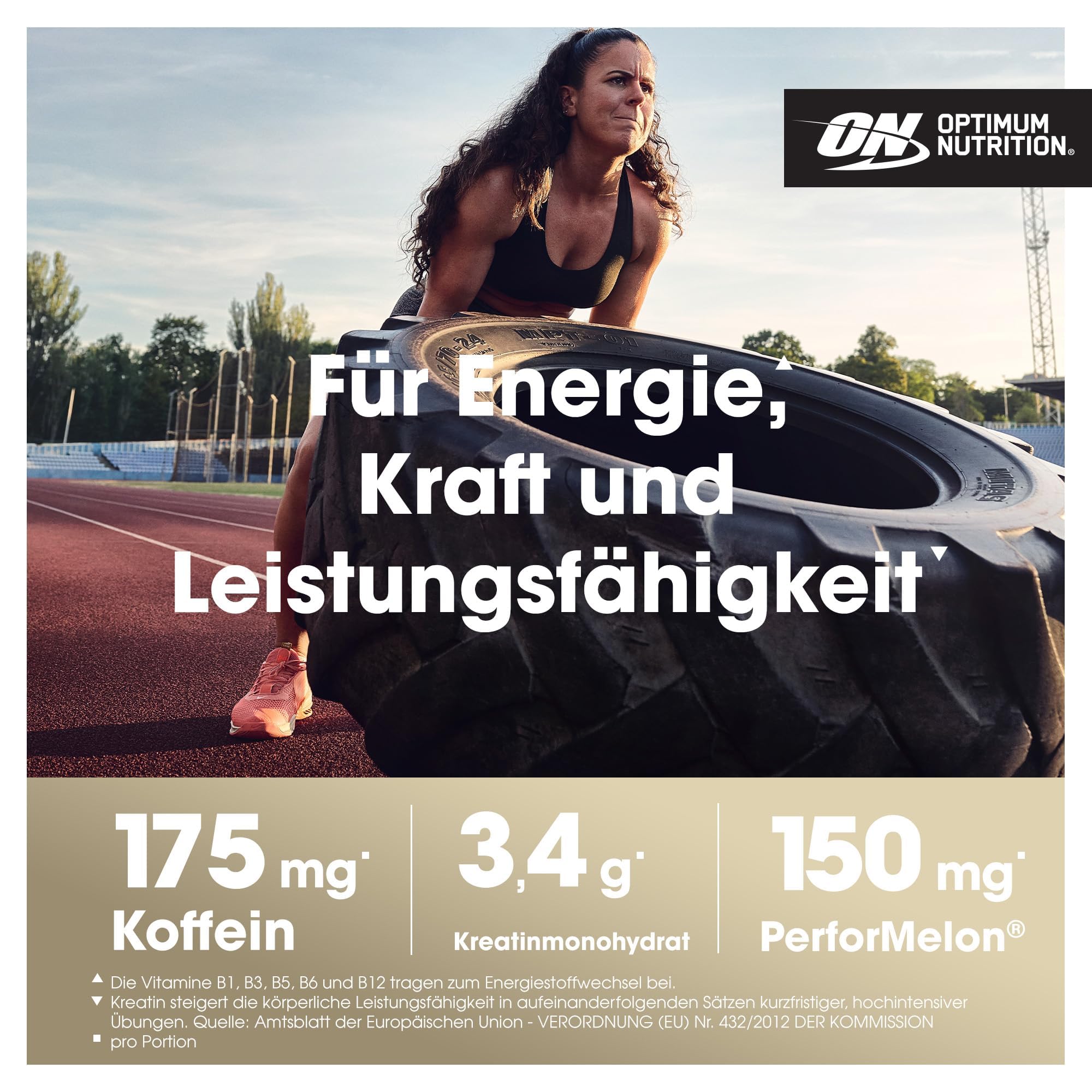 Optimum Nutrition Gold Standard Pre Workout Powder, Energy Drink with Creatine Monohy Optimum Nutrition