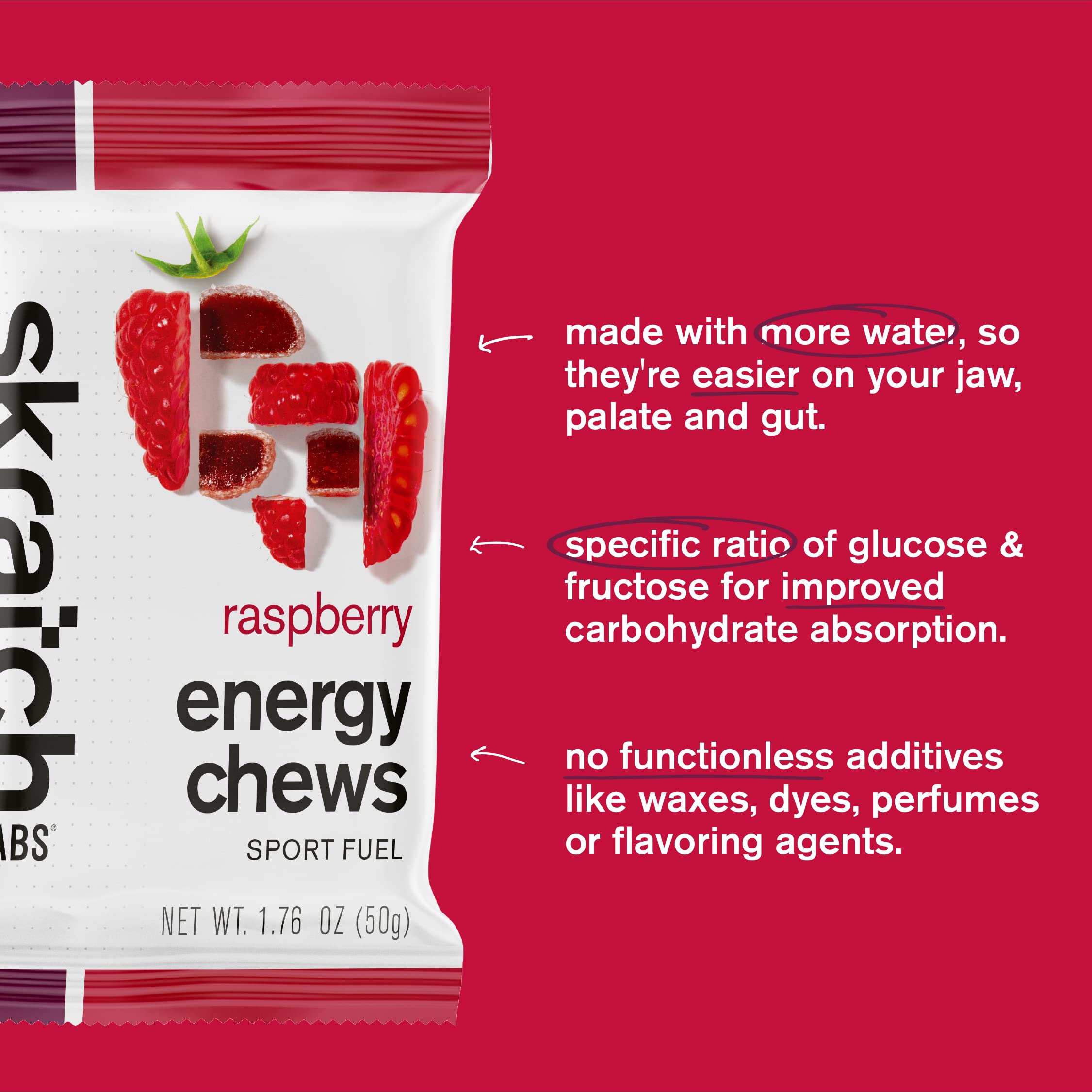 Skratch Labs Energy Chews | Energy Gummies for Running, Cycling