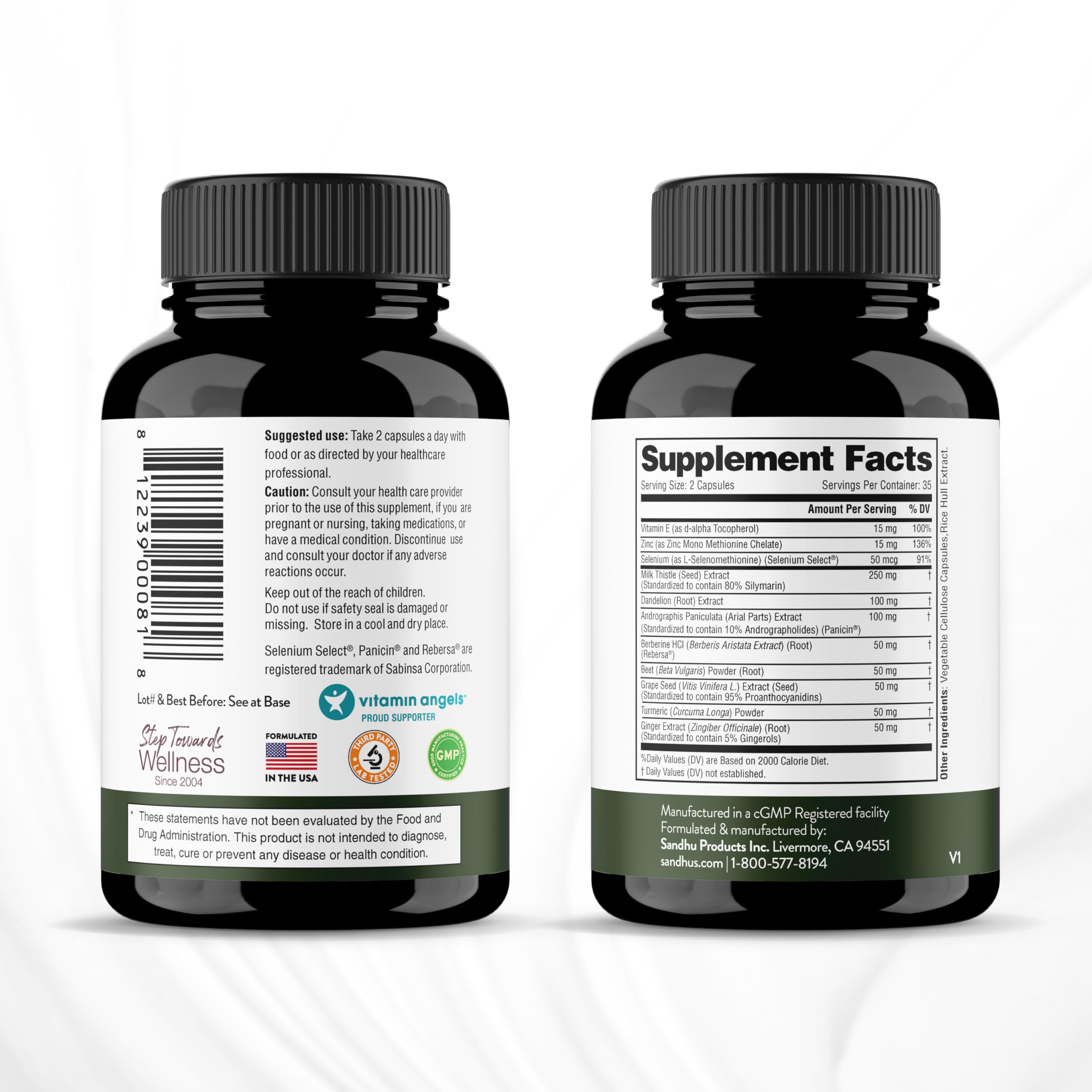 Sandhu's Liver Renew Cleanse Detox, Repair & Support |70 Capsules| 1 Month+ Supply Sandhu's