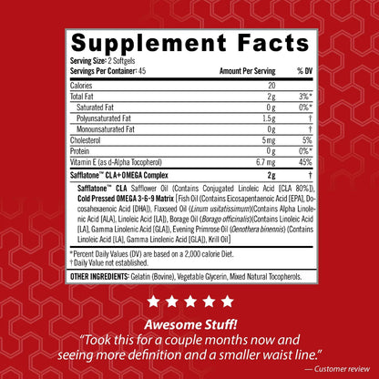 iSatori Bio-GRO Protein Synthesis Amplifier - Unflavored (60 Servings) & iSatori Ultra CLA + Omega (90 Softgels)