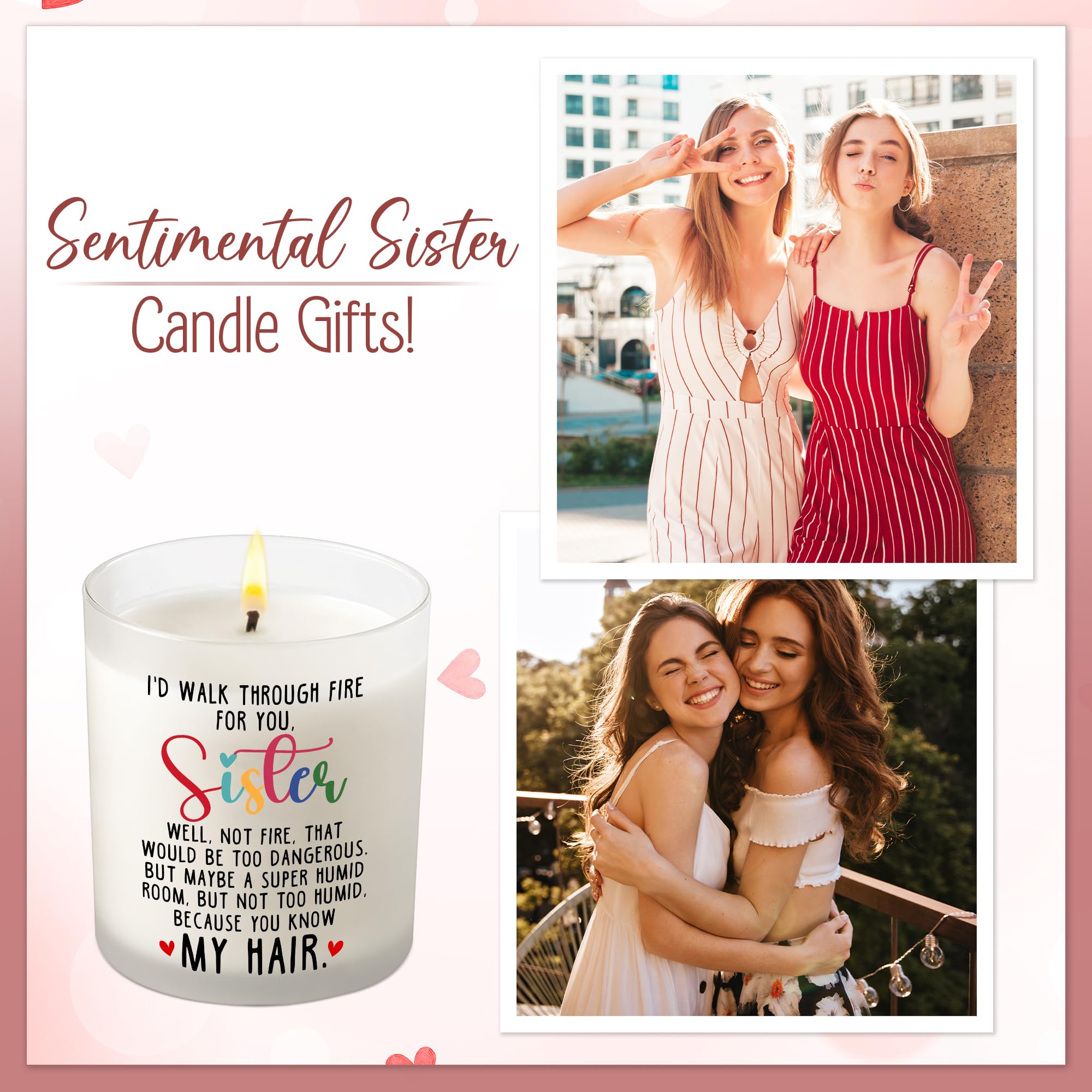 TEEZWONDER Sisters Gifts from Sister - Christmas, Birthday Gifts for Sister, Funny Sister Gifts TEEZWONDER