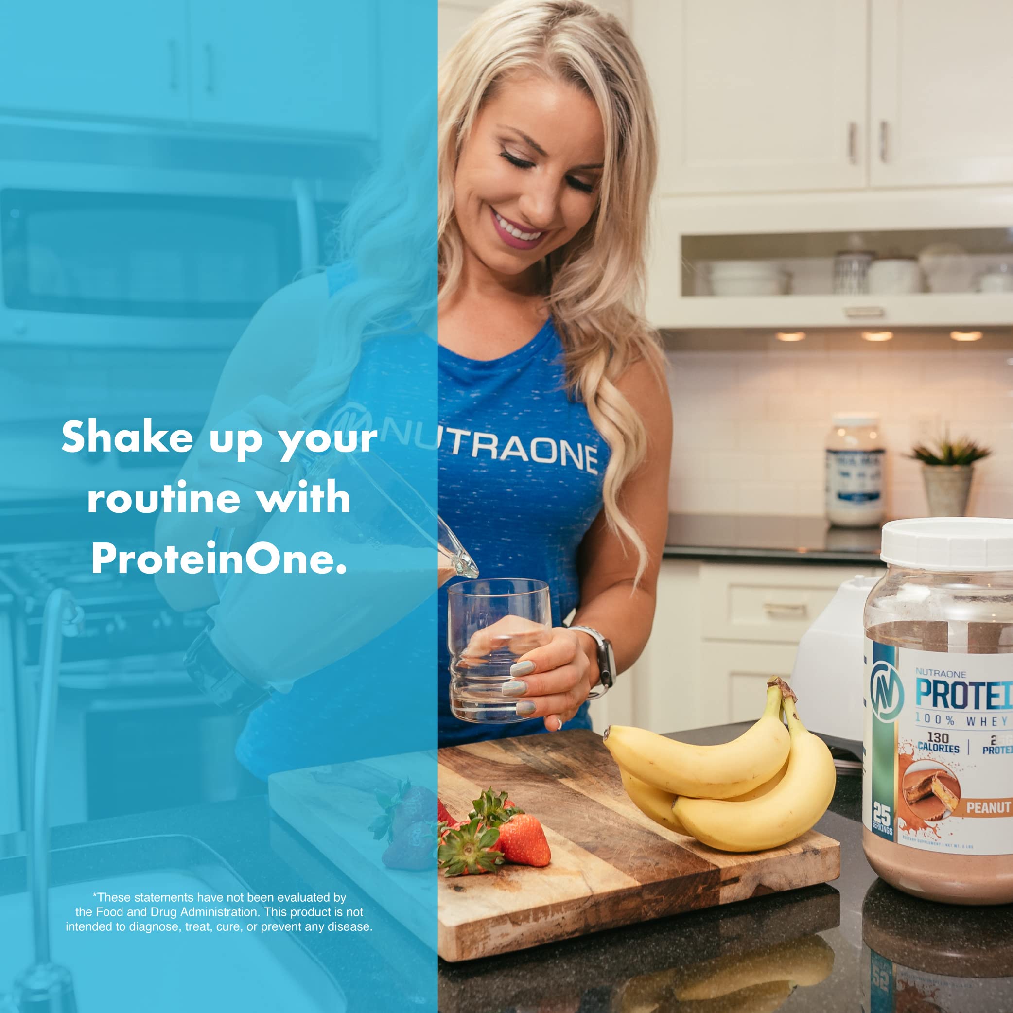 NutraOne ProteinOne Whey Protein Promote Recovery and Build Muscle with a Protein NutraOne