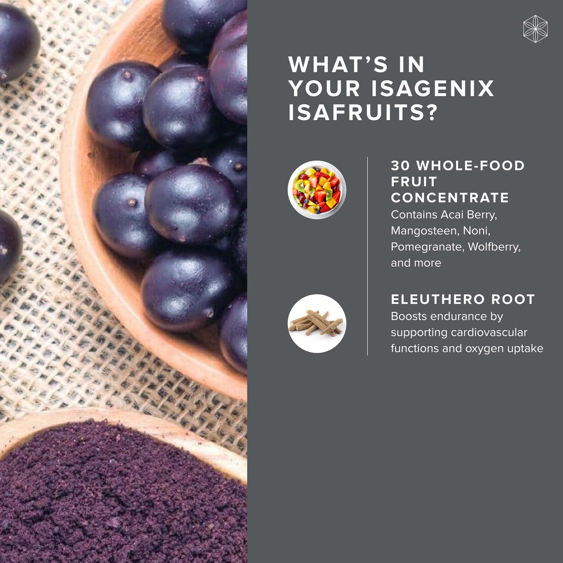 Isagenix Fruits - Phytonutrient & Superfruits Drink Mix - Health Support Supplement Isagenix