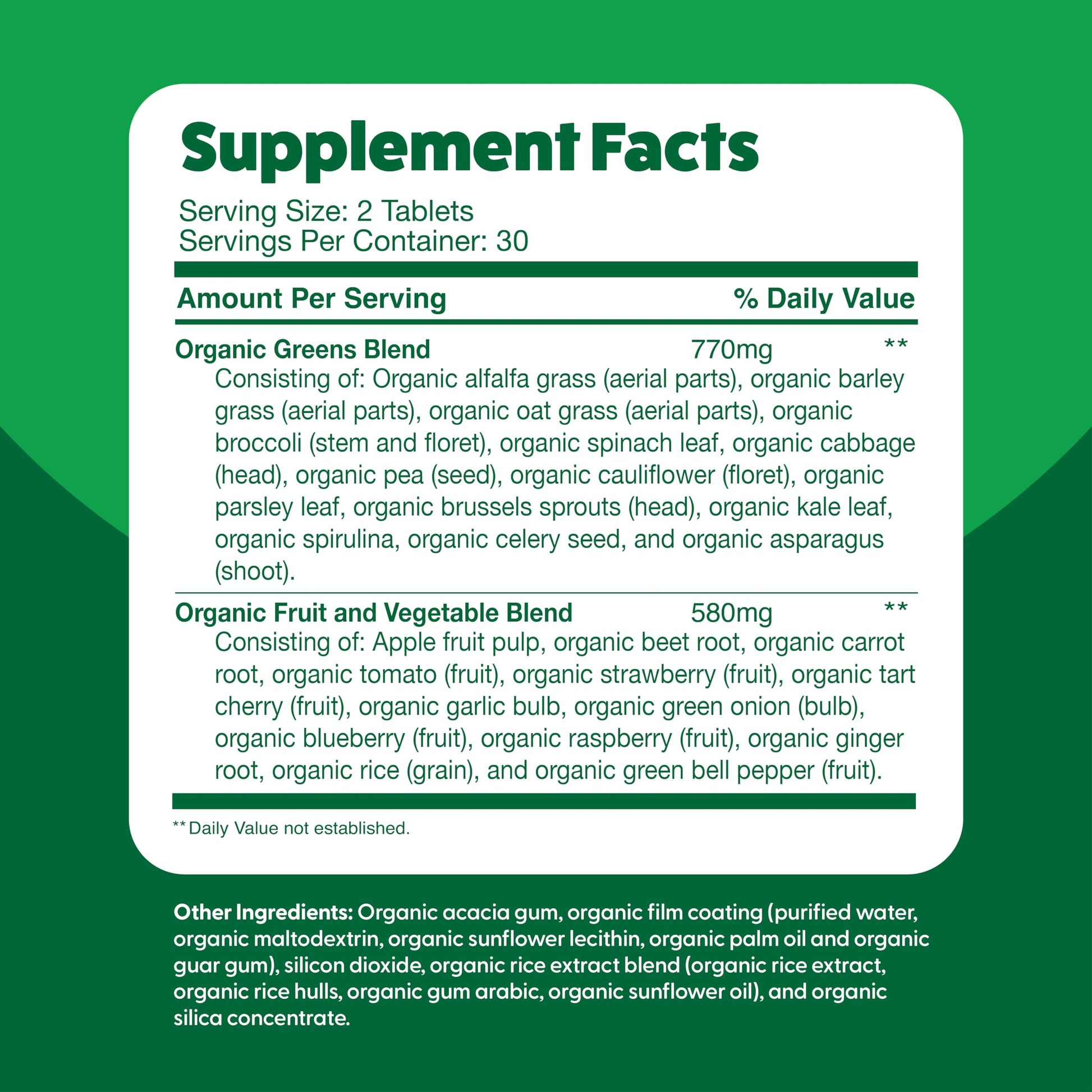 Superfood Greens by Feel Great Vitamin Co. | Organic Greens, Fruits and Veggies The Feel Great Vitamin Company