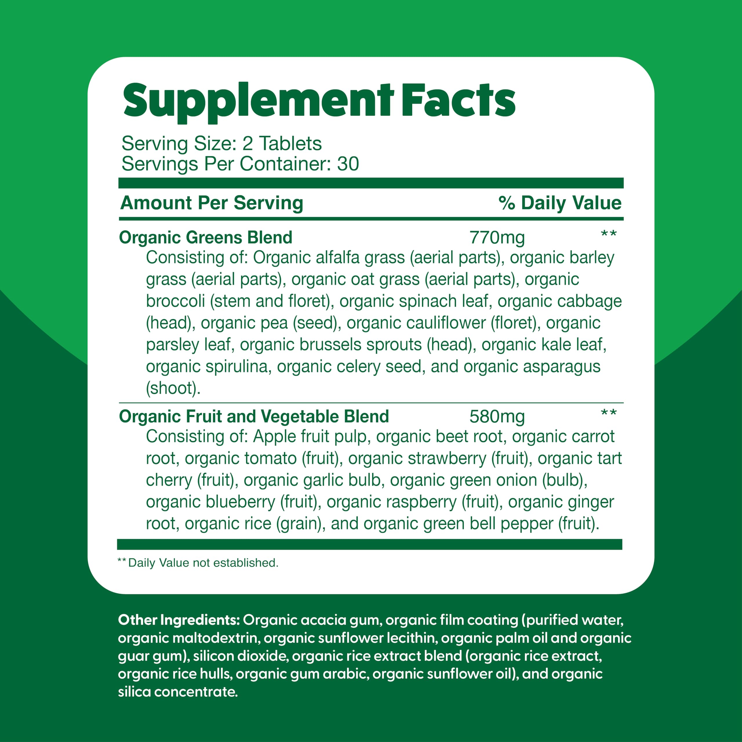 Superfood Greens by Feel Great Vitamin Co. | Organic Greens, Fruits and Veggies The Feel Great Vitamin Company